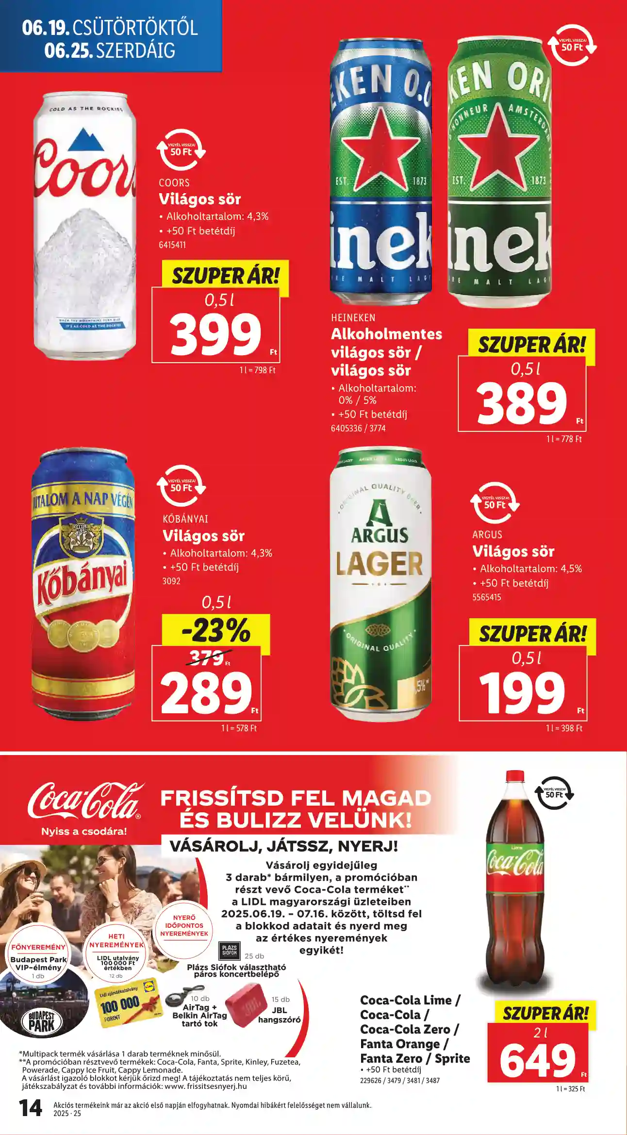 Lidl akciós újság 25. hét (Érvényes 06.19-től) (6 oldal)