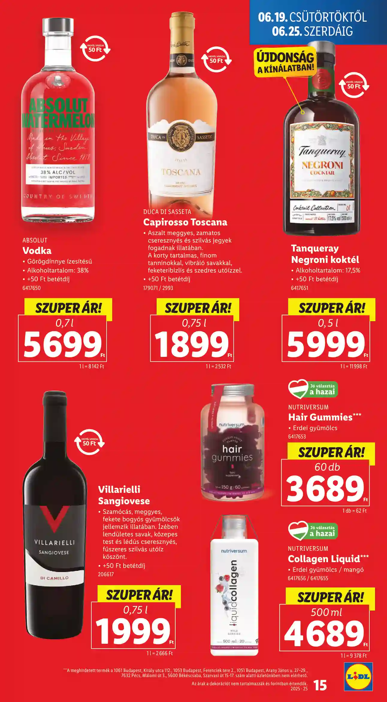 Lidl akciós újság 25. hét (Érvényes 06.19-től) (7 oldal)