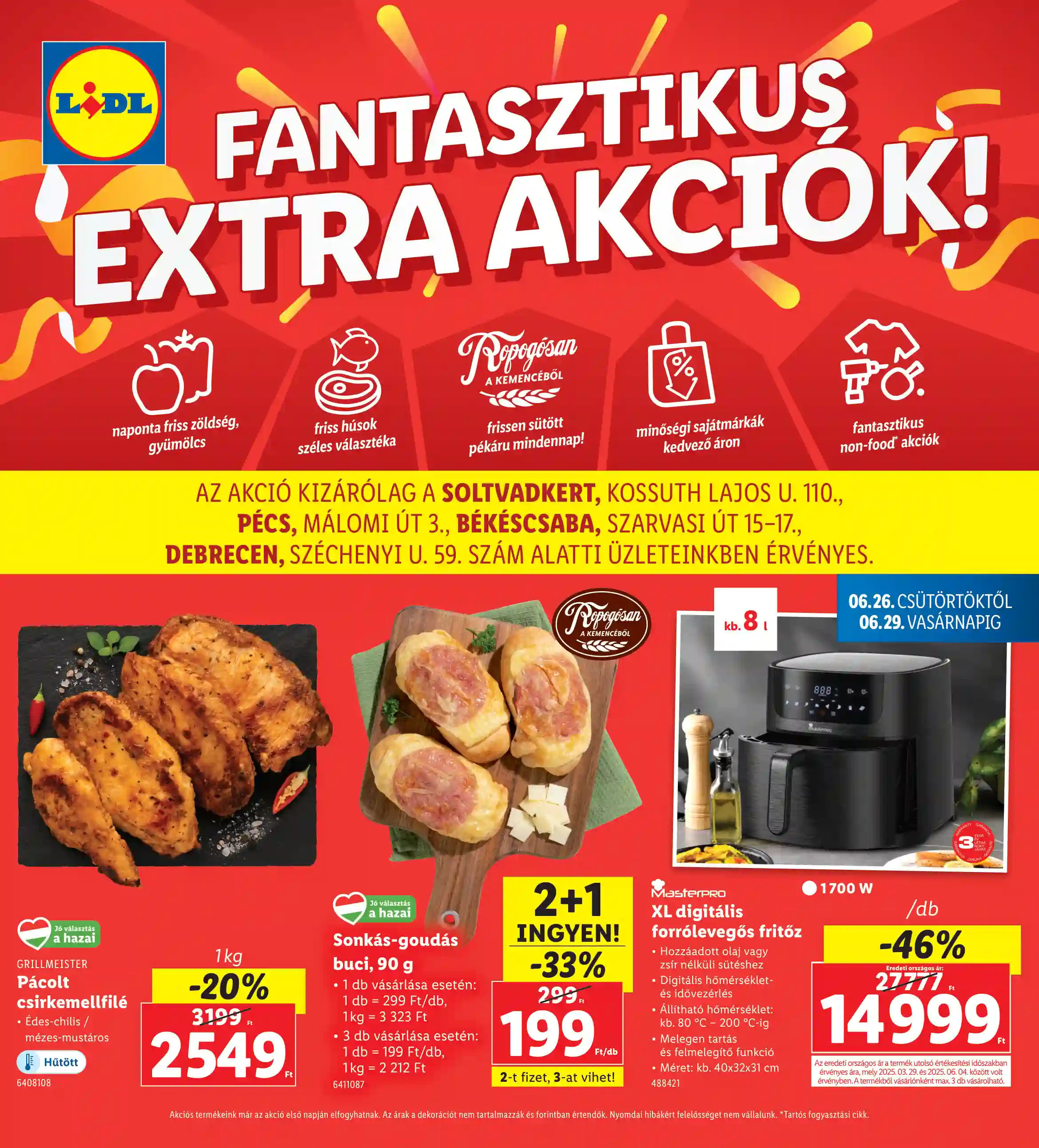 LIDL Regionális akciók 26.hét