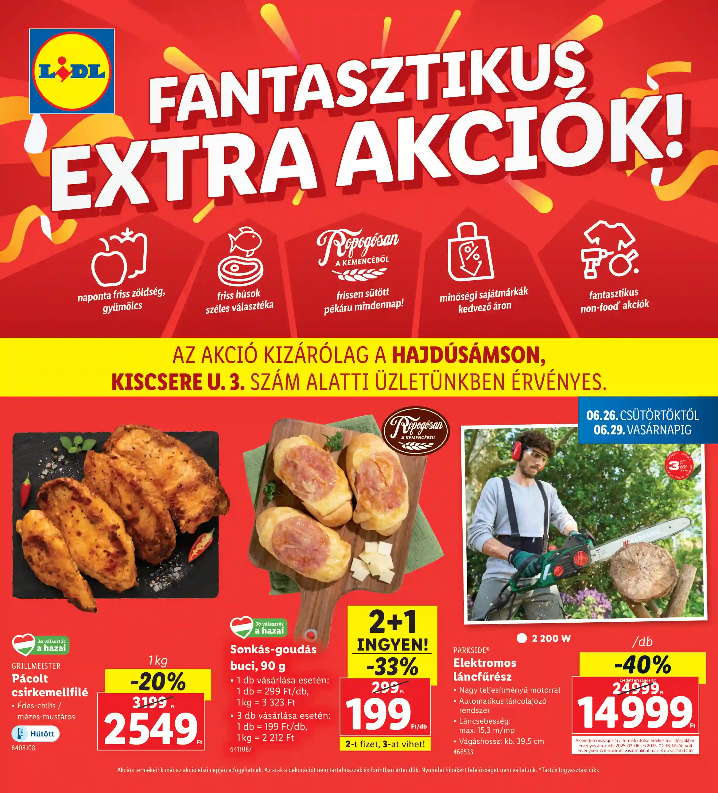 LIDL Regionális akciók – Hajdúsámson 26.hét