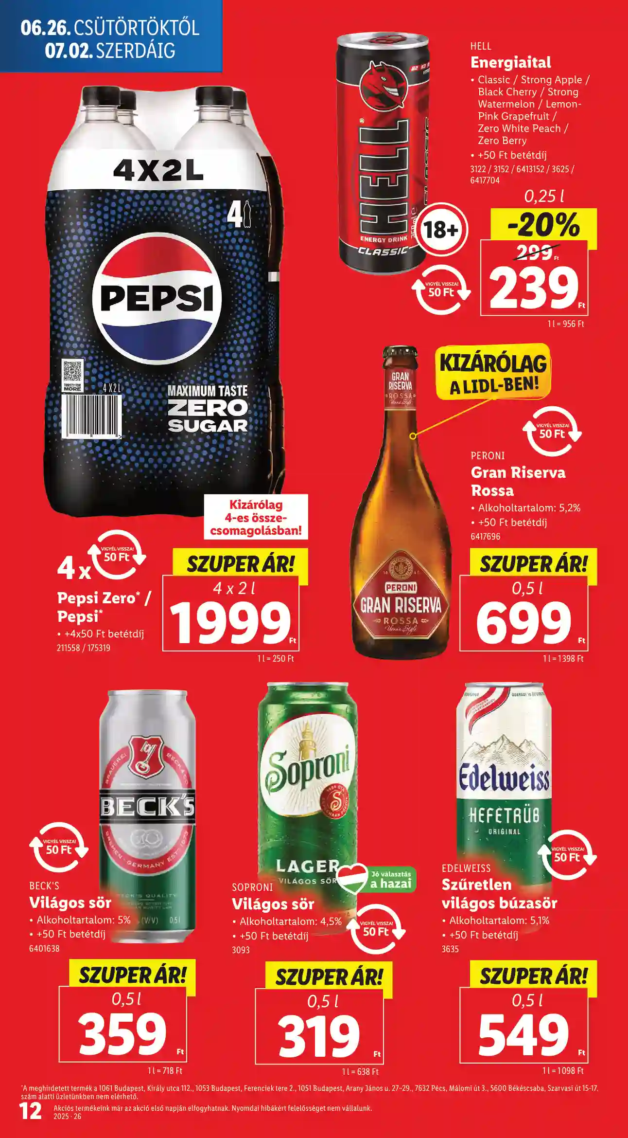 Lidl akciós újság 26. hét (Érvényes 06.26-től) (4 oldal)