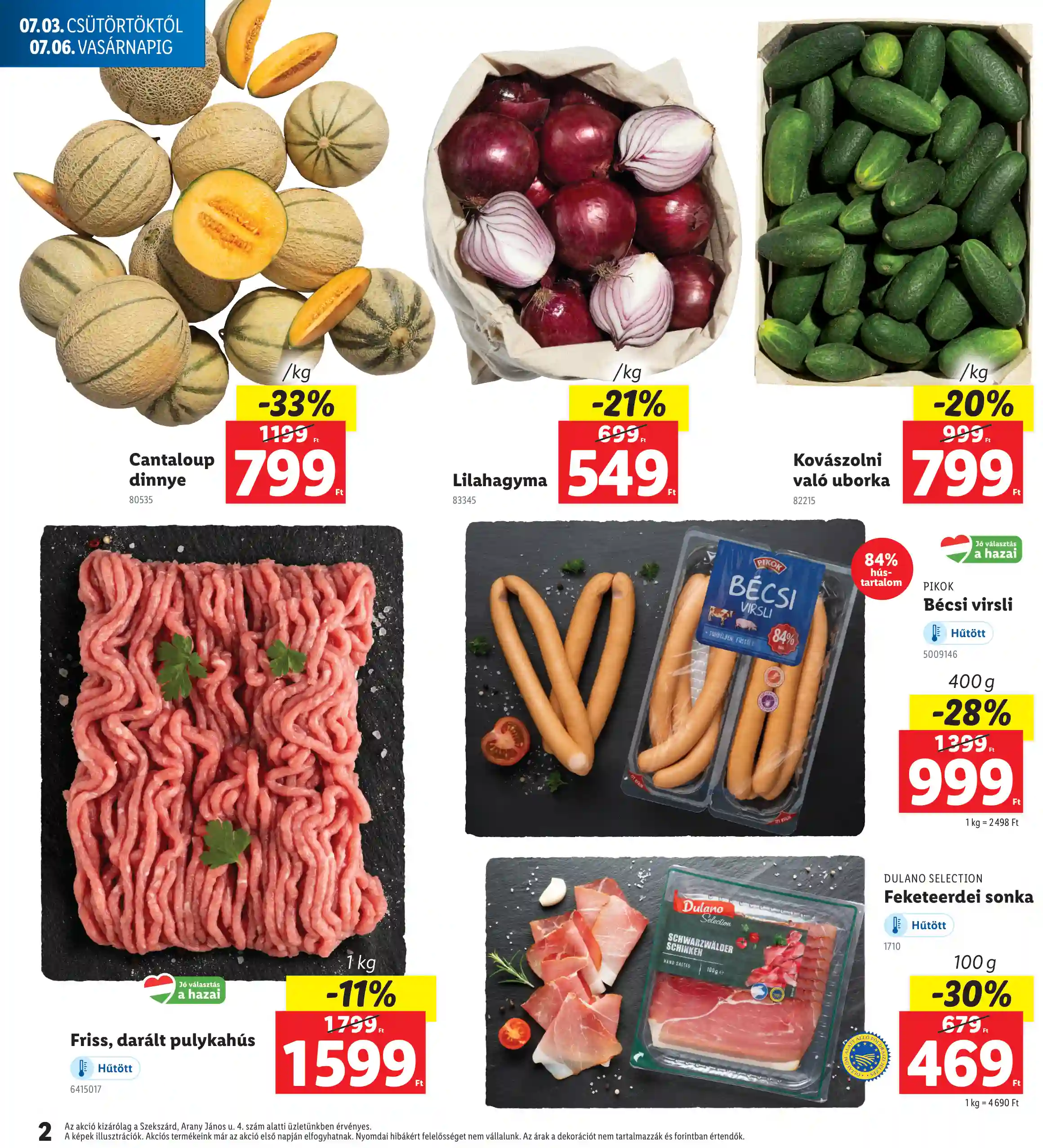 Lidl akciós újság 27. hét (Regionális akciók – Szekszárd) (2 oldal)