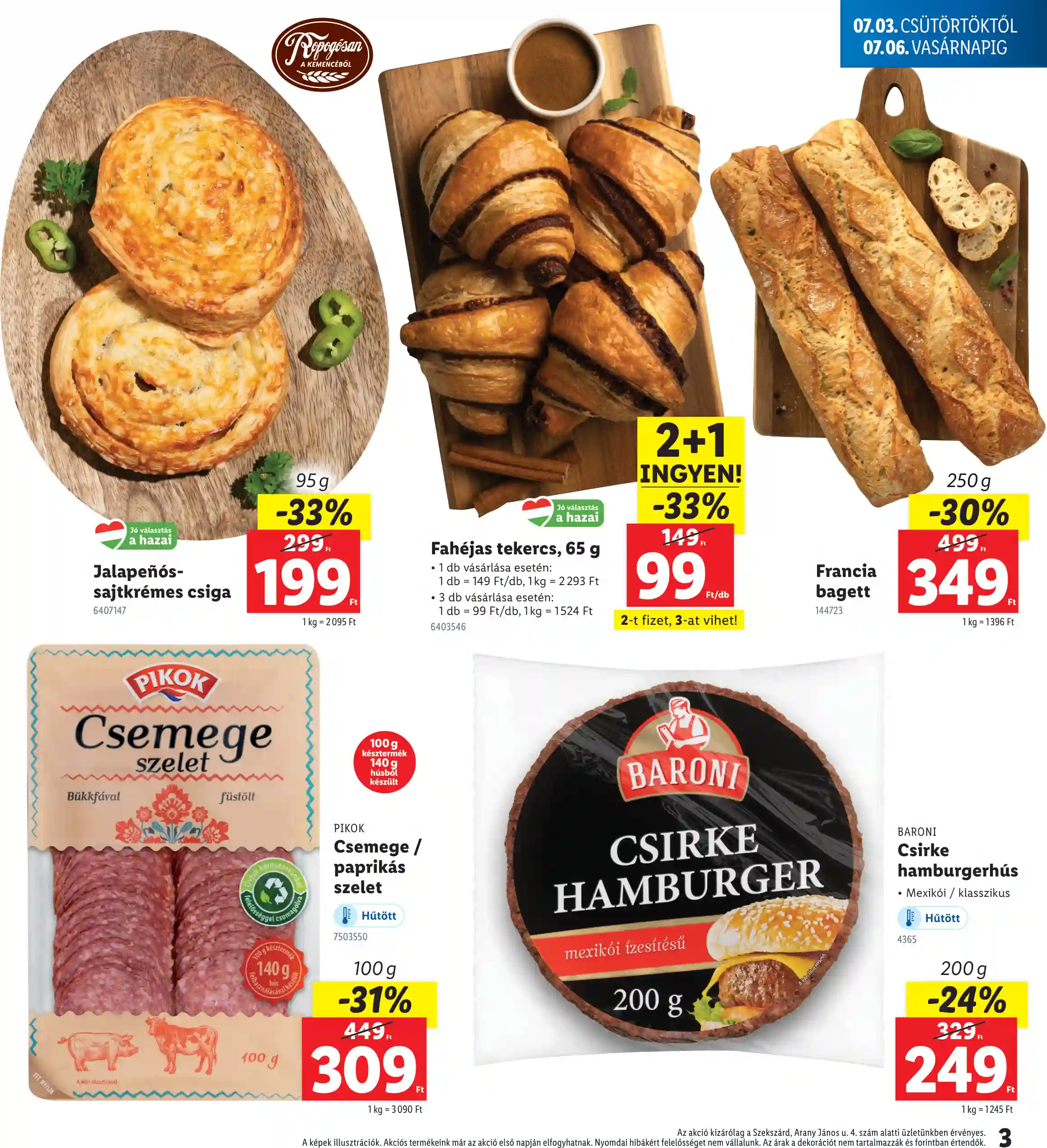 Lidl akciós újság 27. hét (Regionális akciók – Szekszárd) (3 oldal)