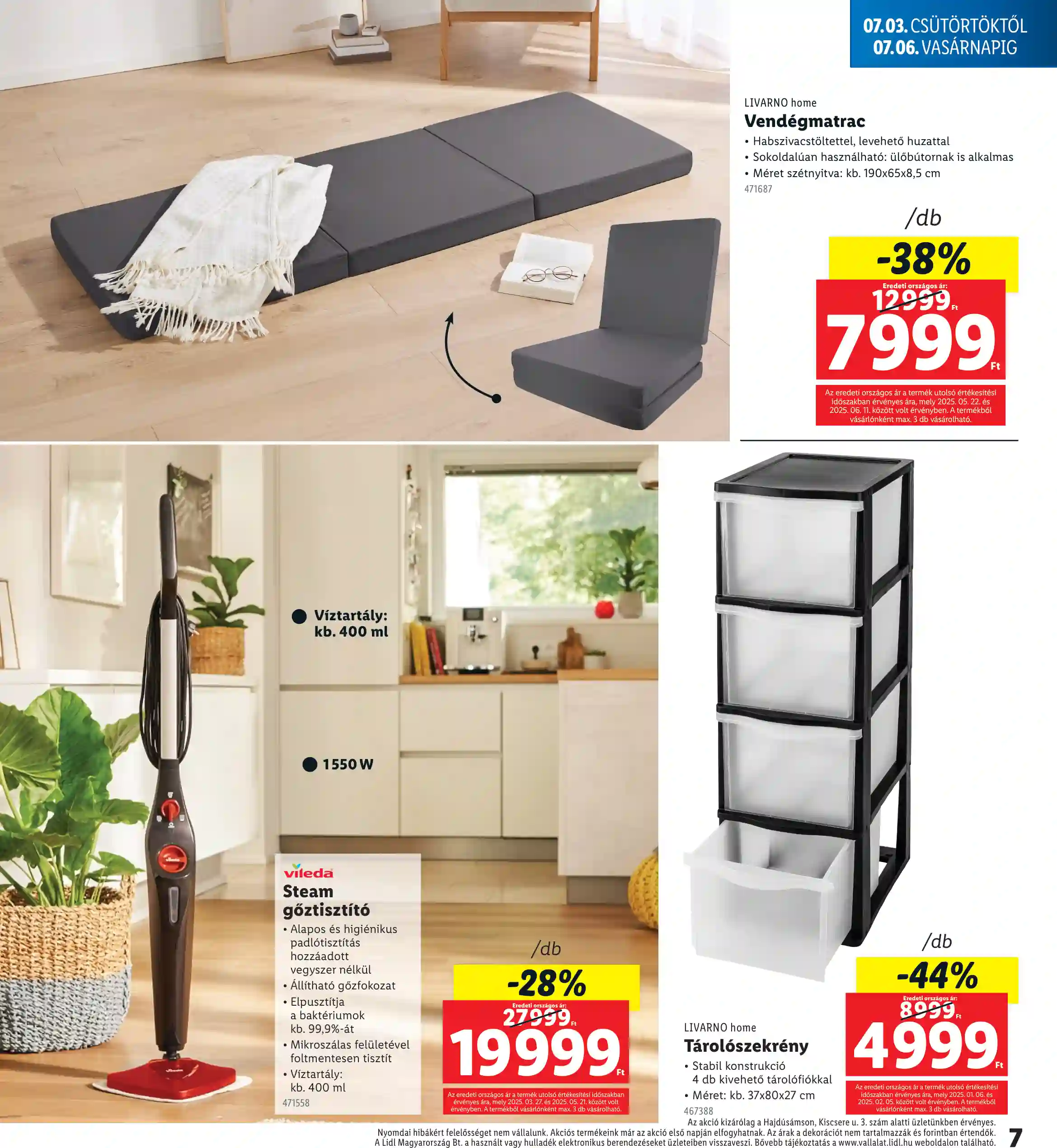 Lidl akciós újság 27. hét (Regionális akciók – Hajdúsámson) (7 oldal)