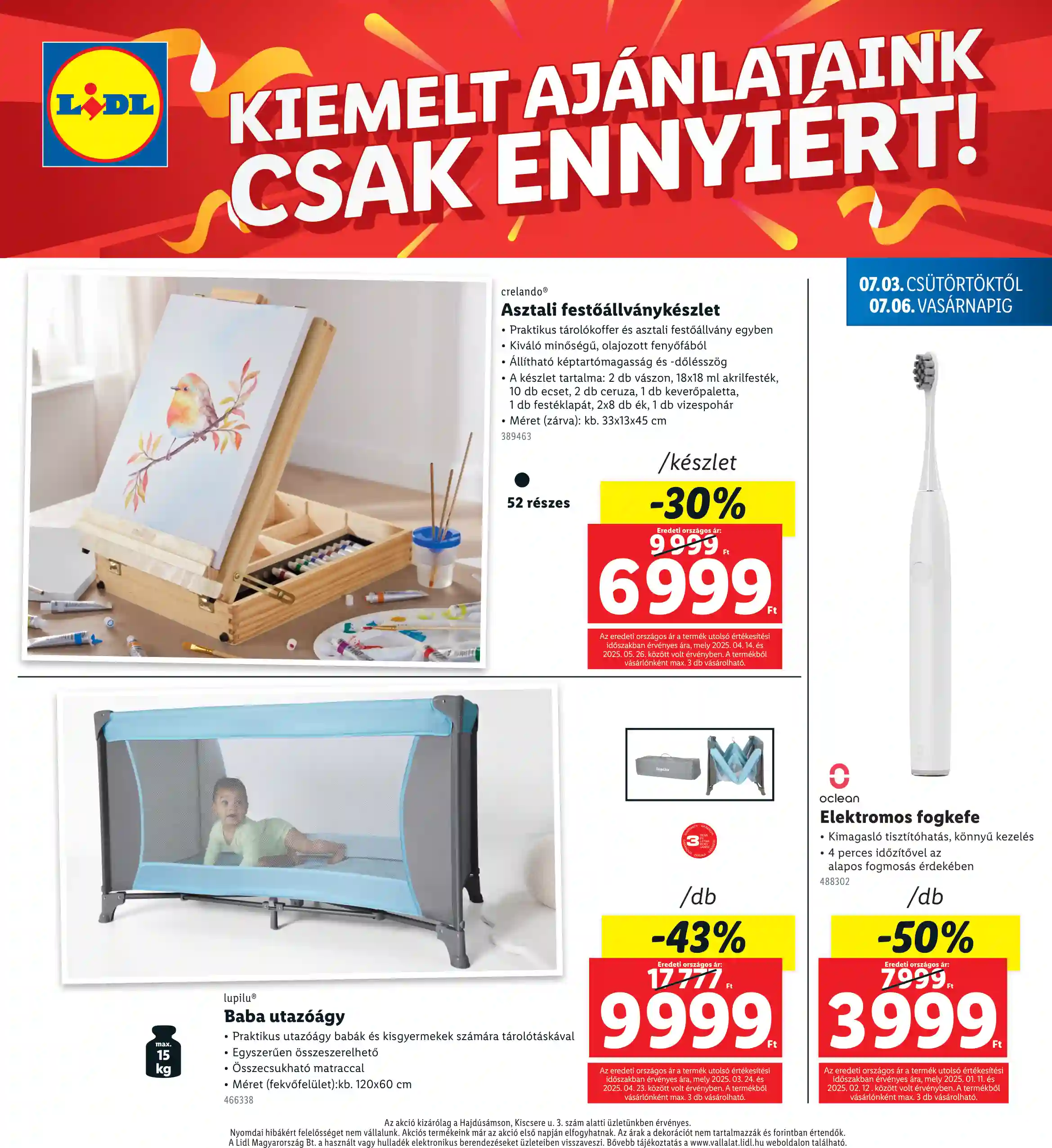 Lidl akciós újság 27. hét (Regionális akciók – Hajdúsámson) (8 oldal)
