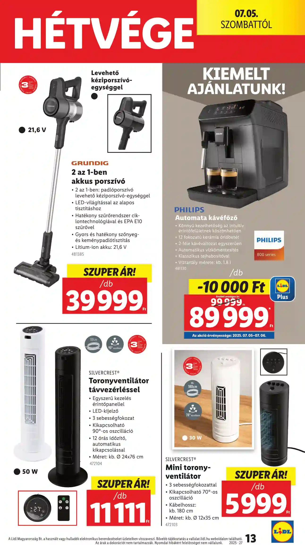 Lidl akciós újság 27. hét (Érvényes 07.03-tól) (5 oldal)