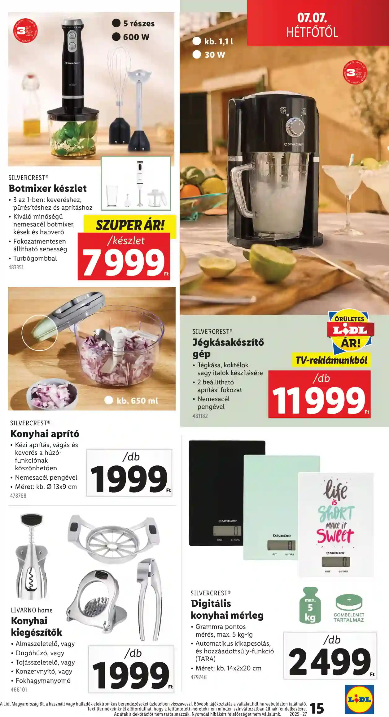 Lidl akciós újság 27. hét (Érvényes 07.03-tól) (7 oldal)