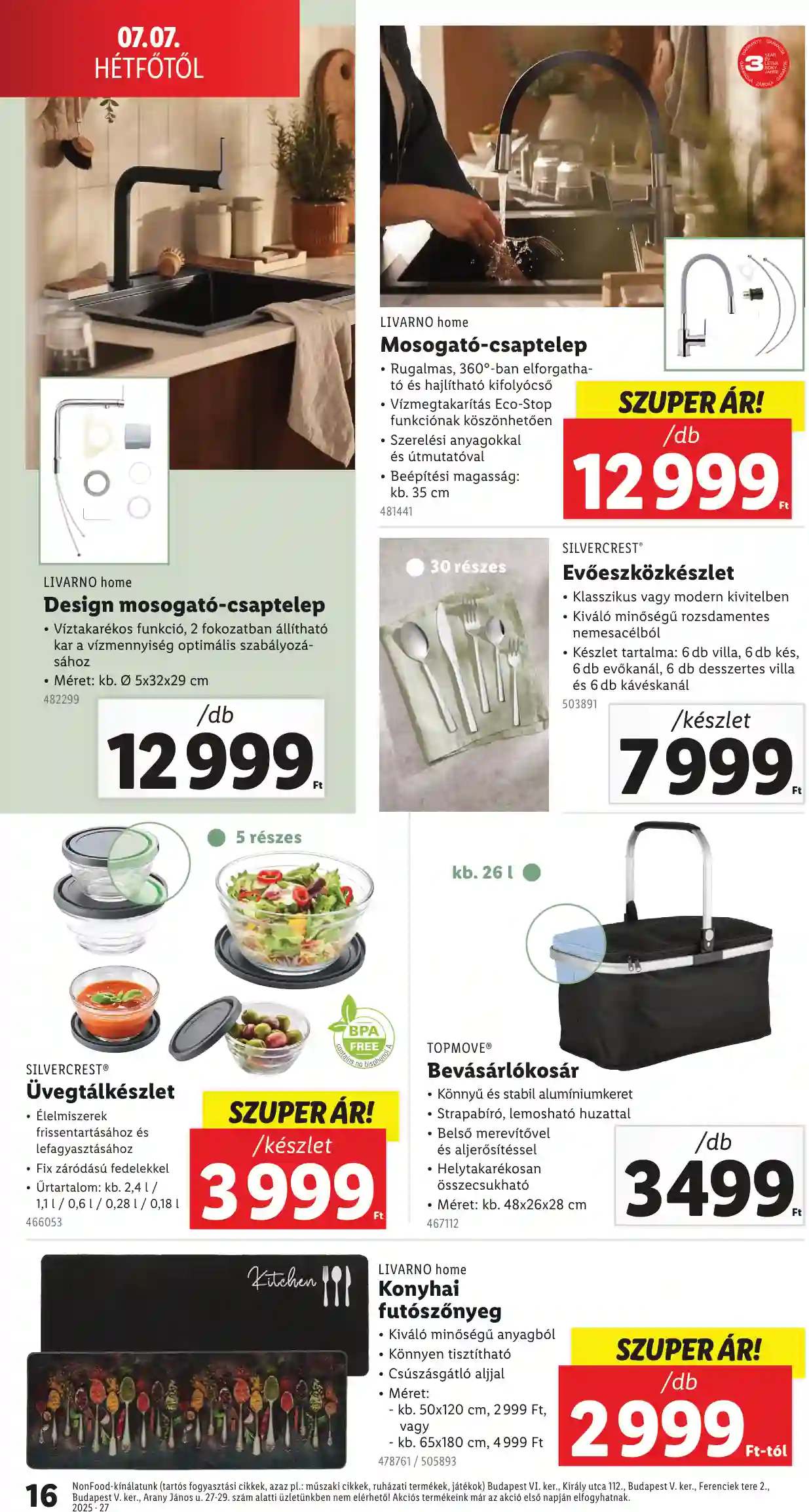 Lidl akciós újság 27. hét (Érvényes 07.03-tól) (8 oldal)