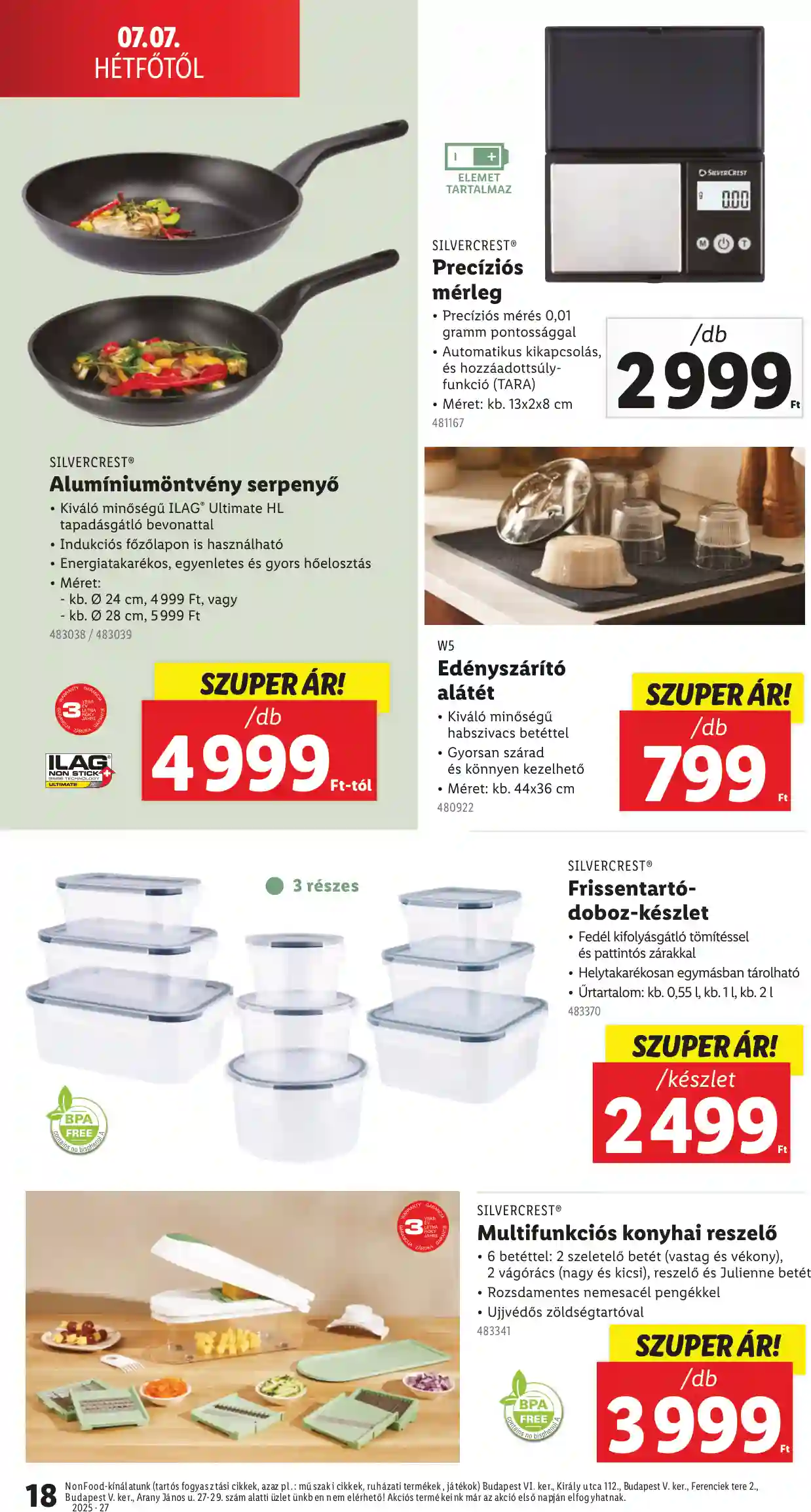 Lidl akciós újság 27. hét (Érvényes 07.03-tól) (10 oldal)