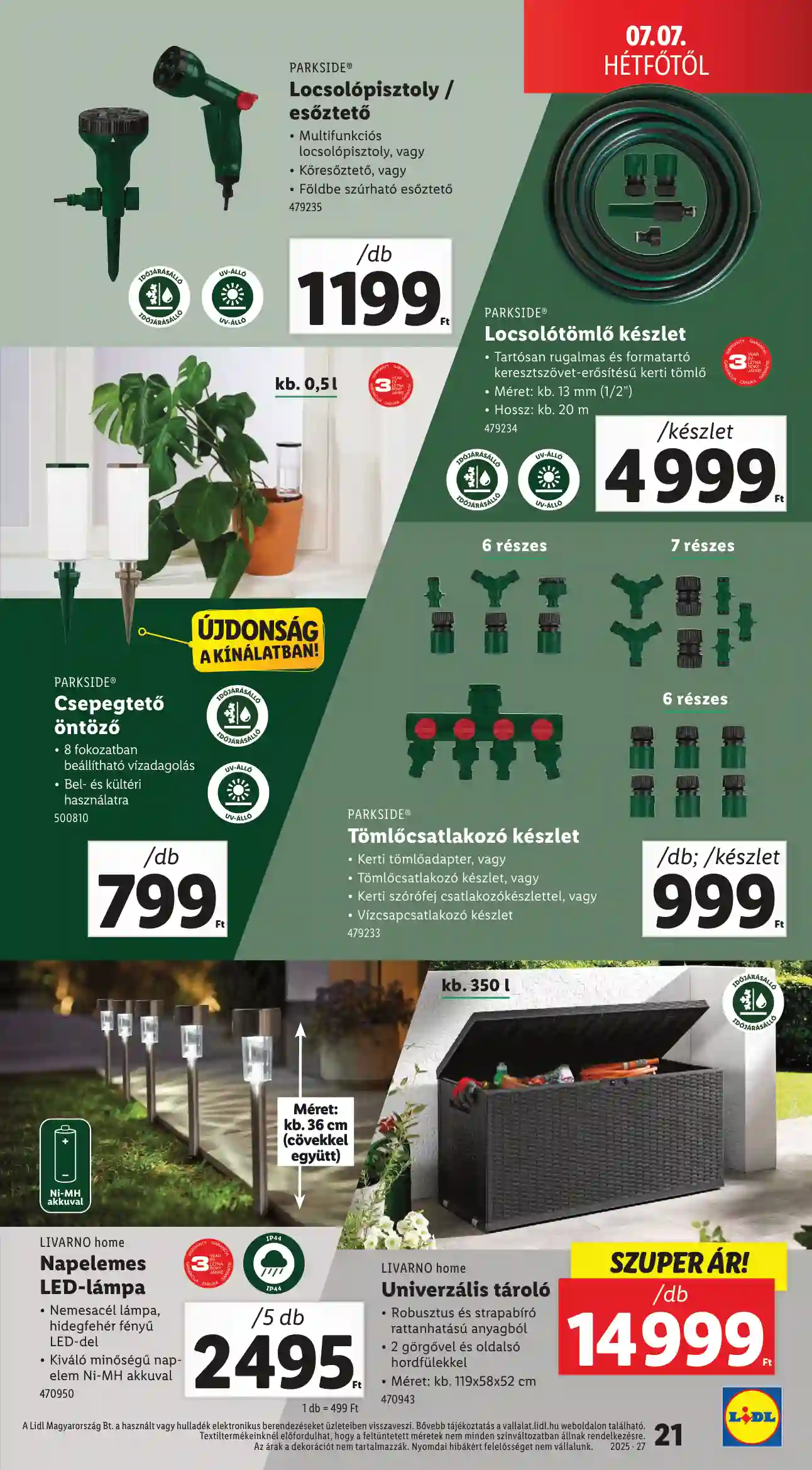 Lidl akciós újság 27. hét (Érvényes 07.03-tól) (14 oldal)