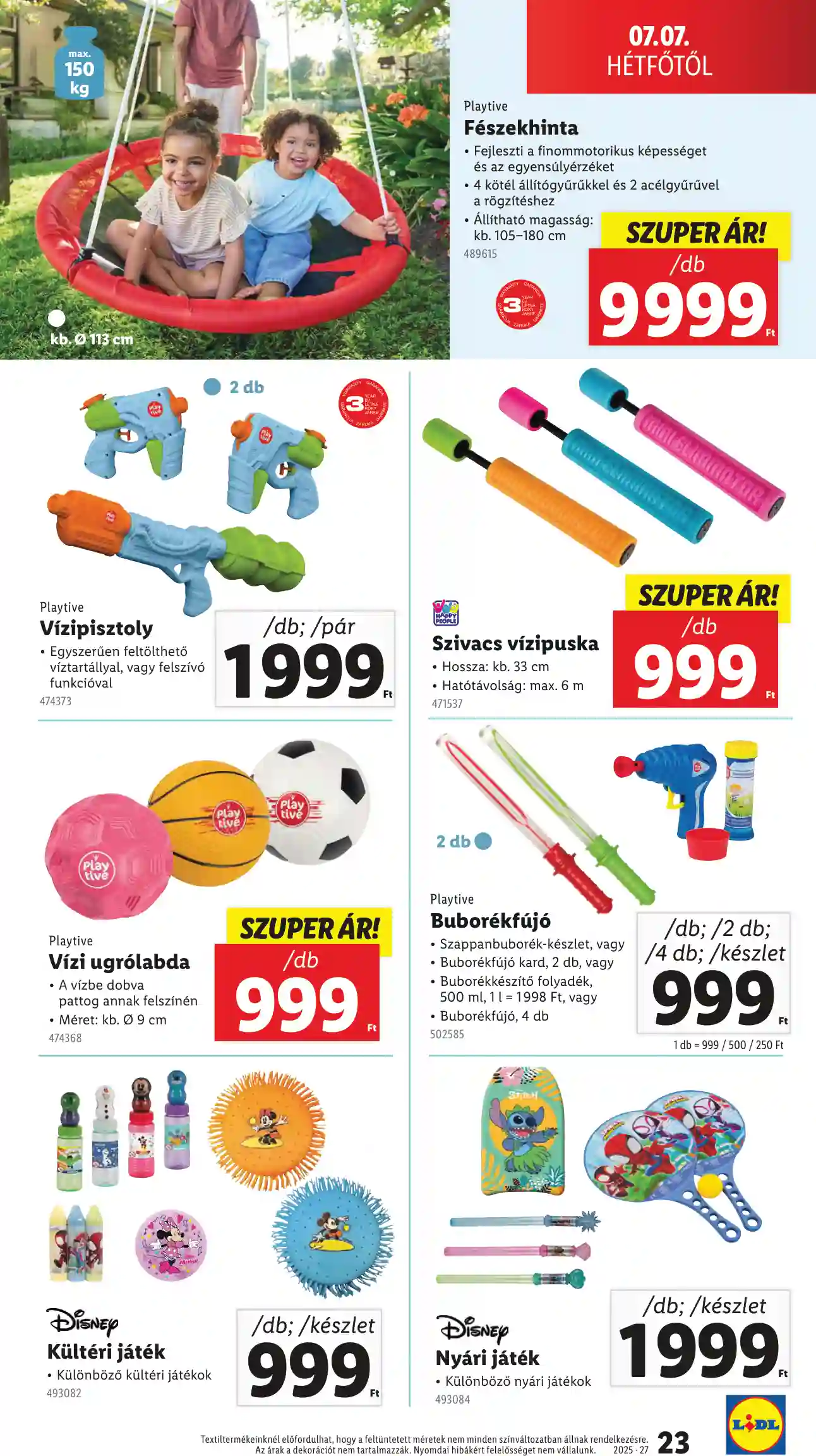 Lidl akciós újság 27. hét (Érvényes 07.03-tól) (16 oldal)