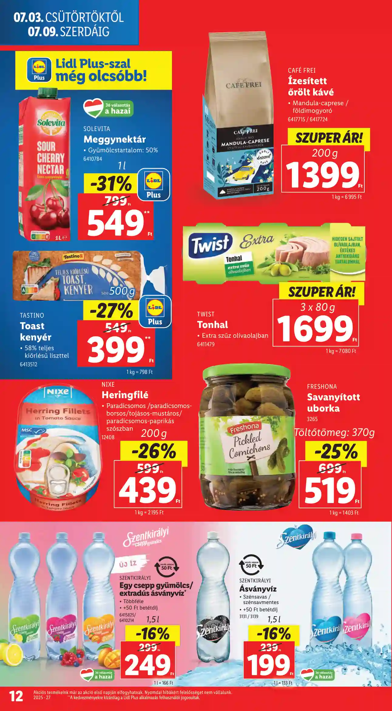 Lidl akciós újság 27. hét (Érvényes 07.03-tól) (4 oldal)