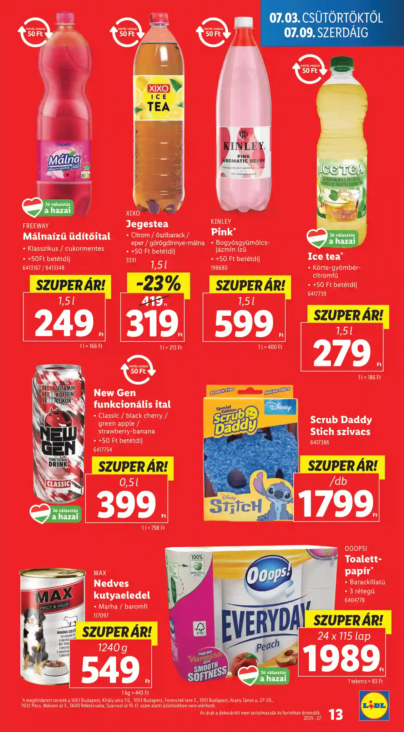 Lidl akciós újság 27. hét (Érvényes 07.03-tól) (5 oldal)