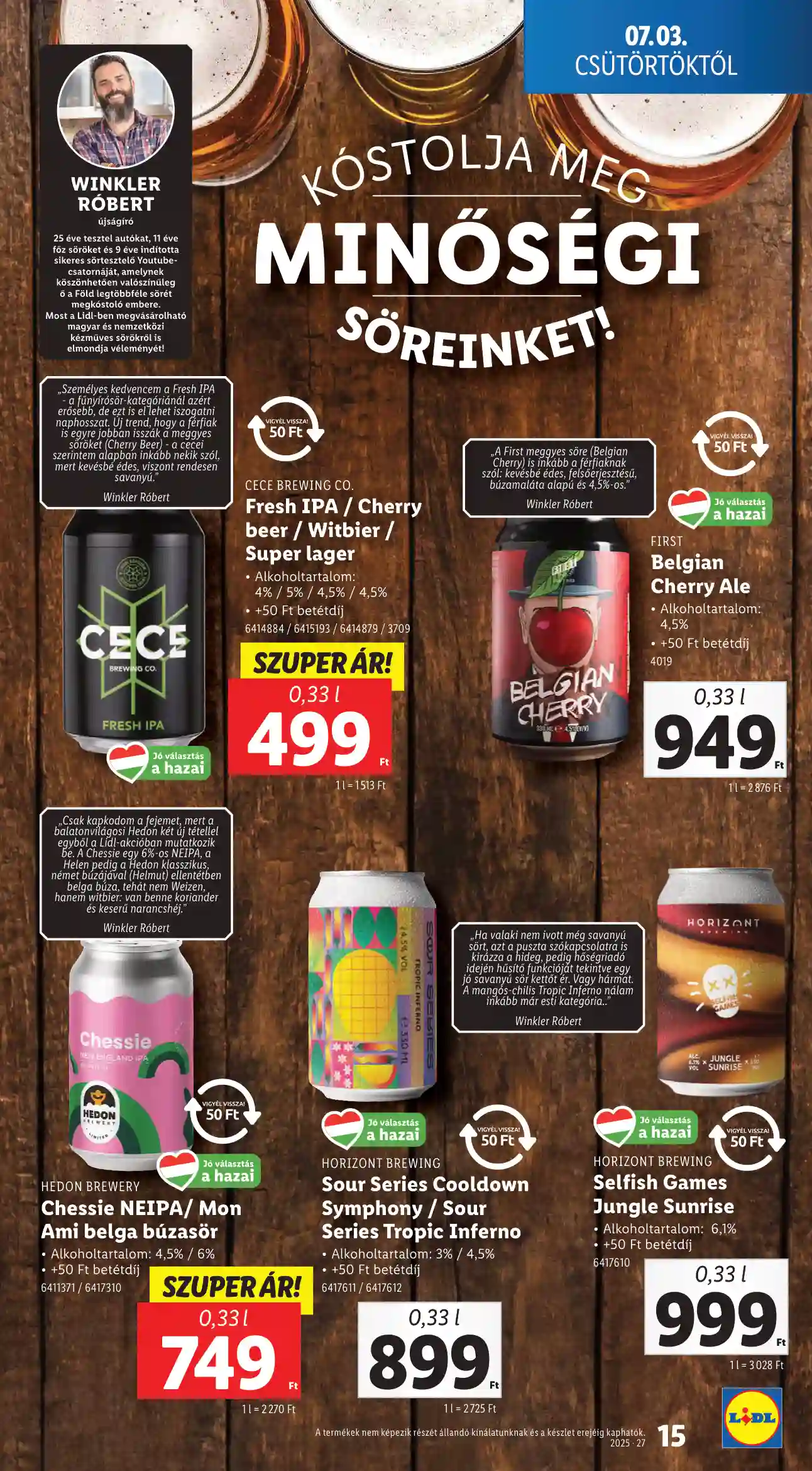 Lidl akciós újság 27. hét (Érvényes 07.03-tól) (7 oldal)