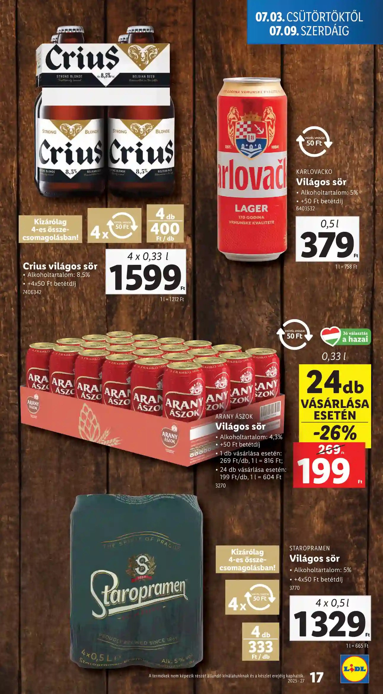 Lidl akciós újság 27. hét (Érvényes 07.03-tól) (9 oldal)