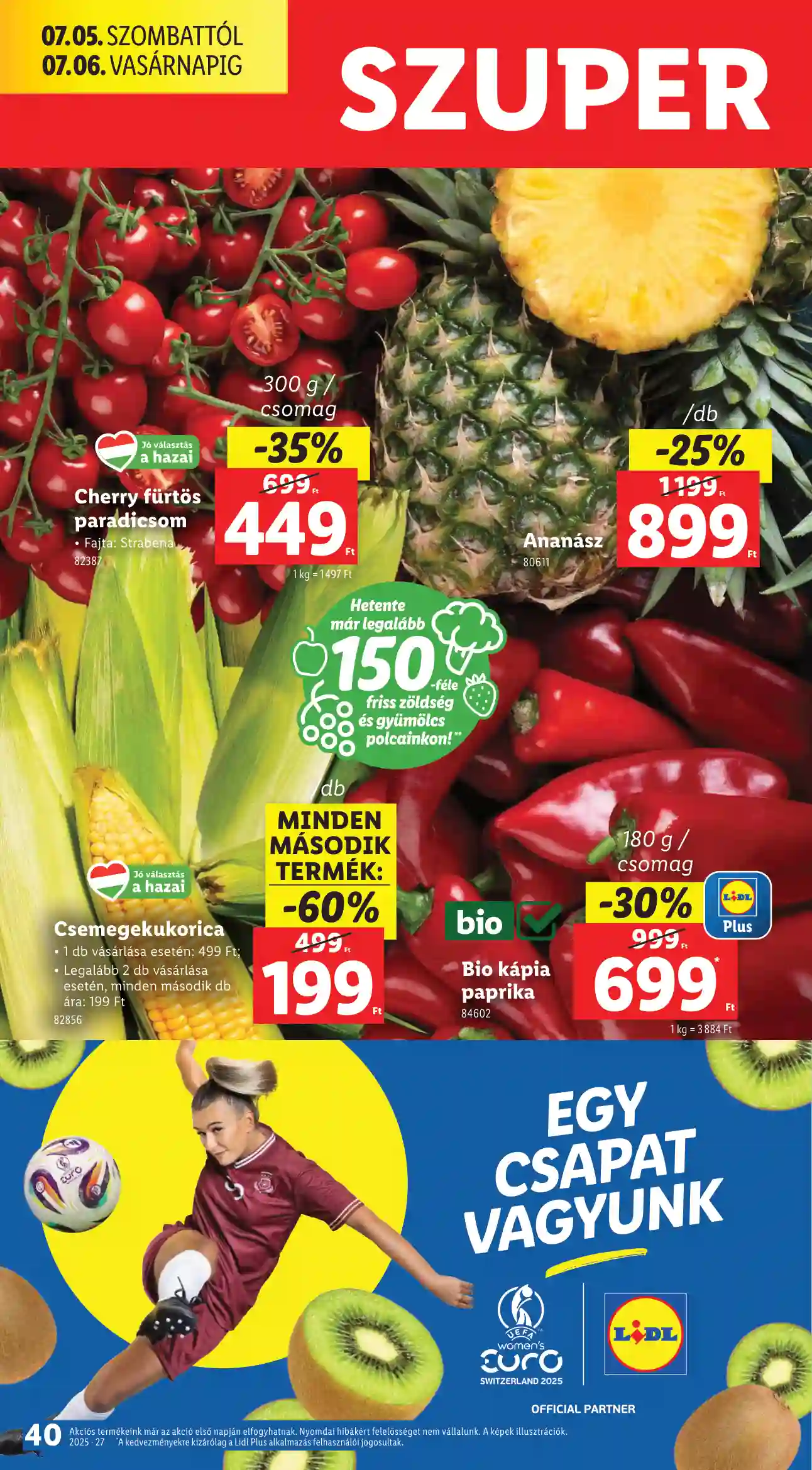 Lidl akciós újság 27. hét (Érvényes 07.03-tól) (34 oldal)