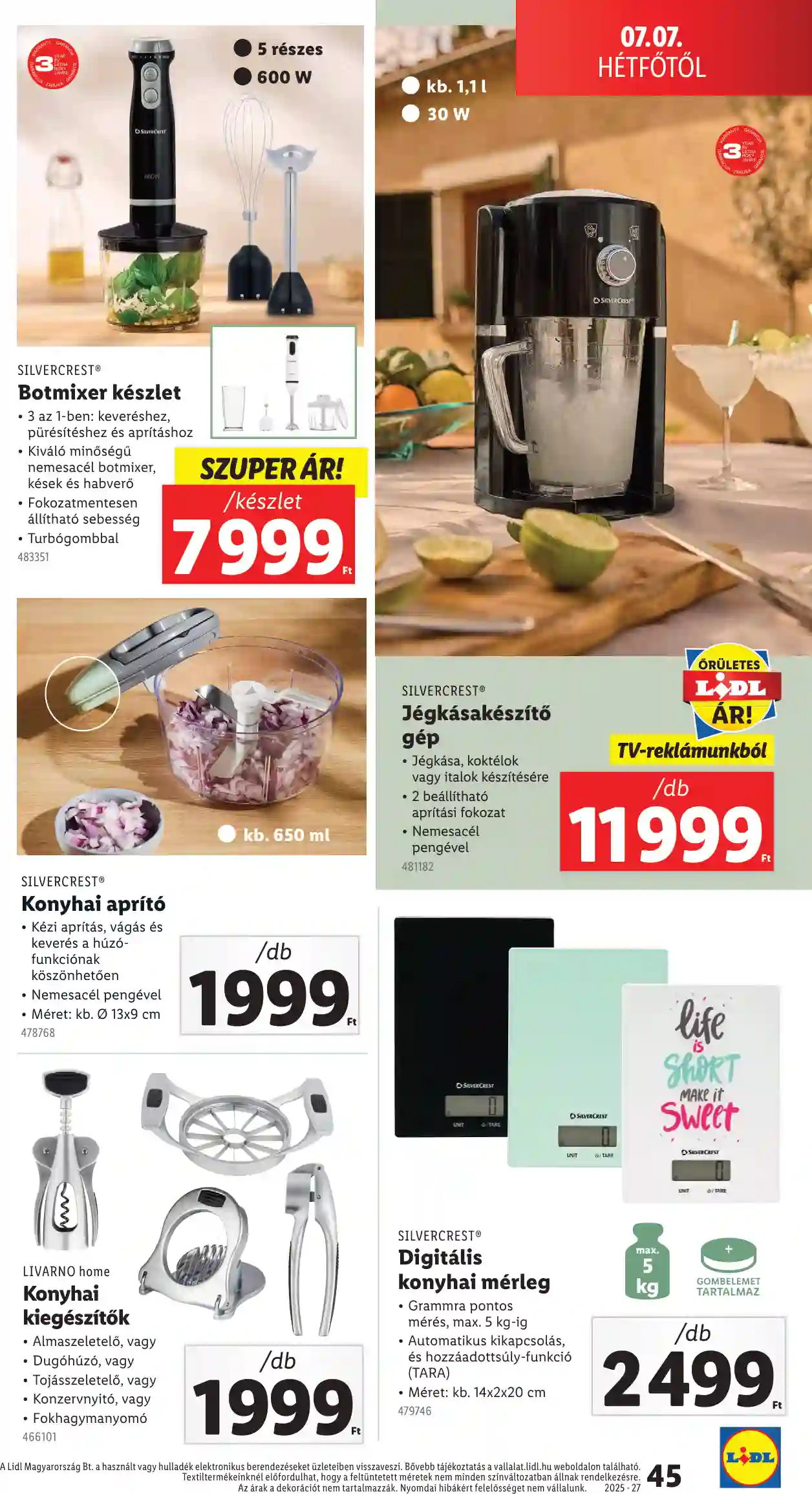 Lidl akciós újság 27. hét (Érvényes 07.03-tól) (40 oldal)