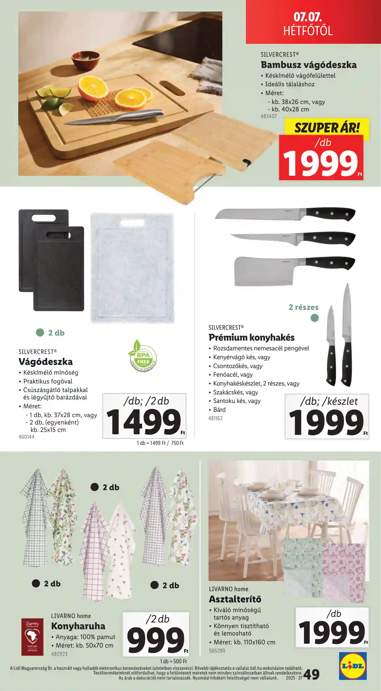 Lidl akciós újság 27. hét (Érvényes 07.03-tól) (44 oldal)
