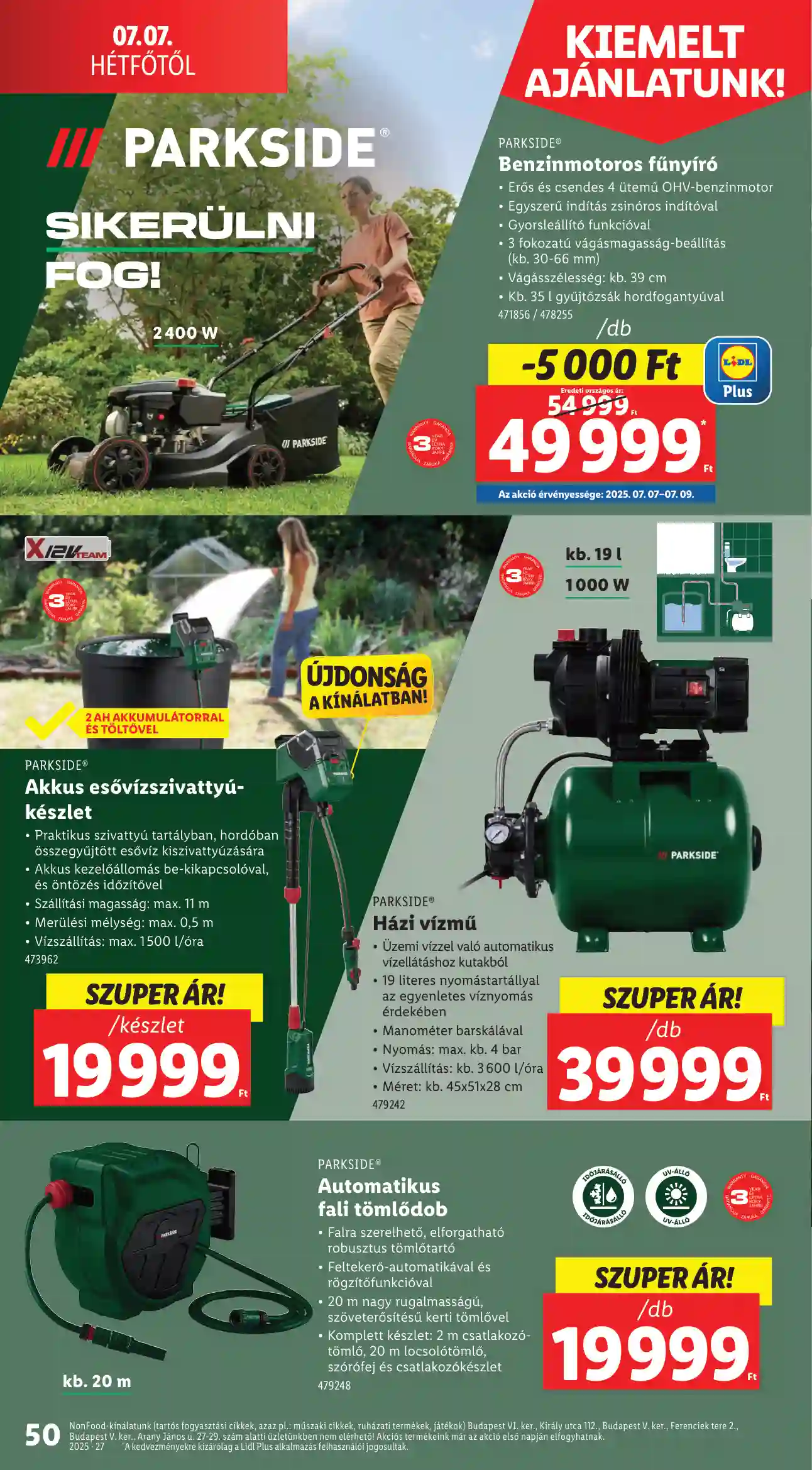 Lidl akciós újság 27. hét (Érvényes 07.03-tól) (45 oldal)