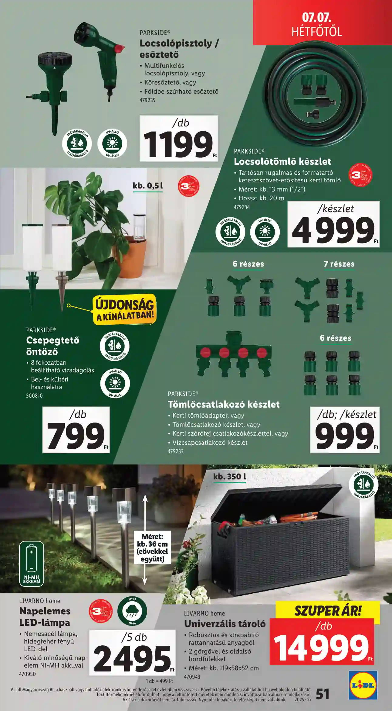 Lidl akciós újság 27. hét (Érvényes 07.03-tól) (47 oldal)