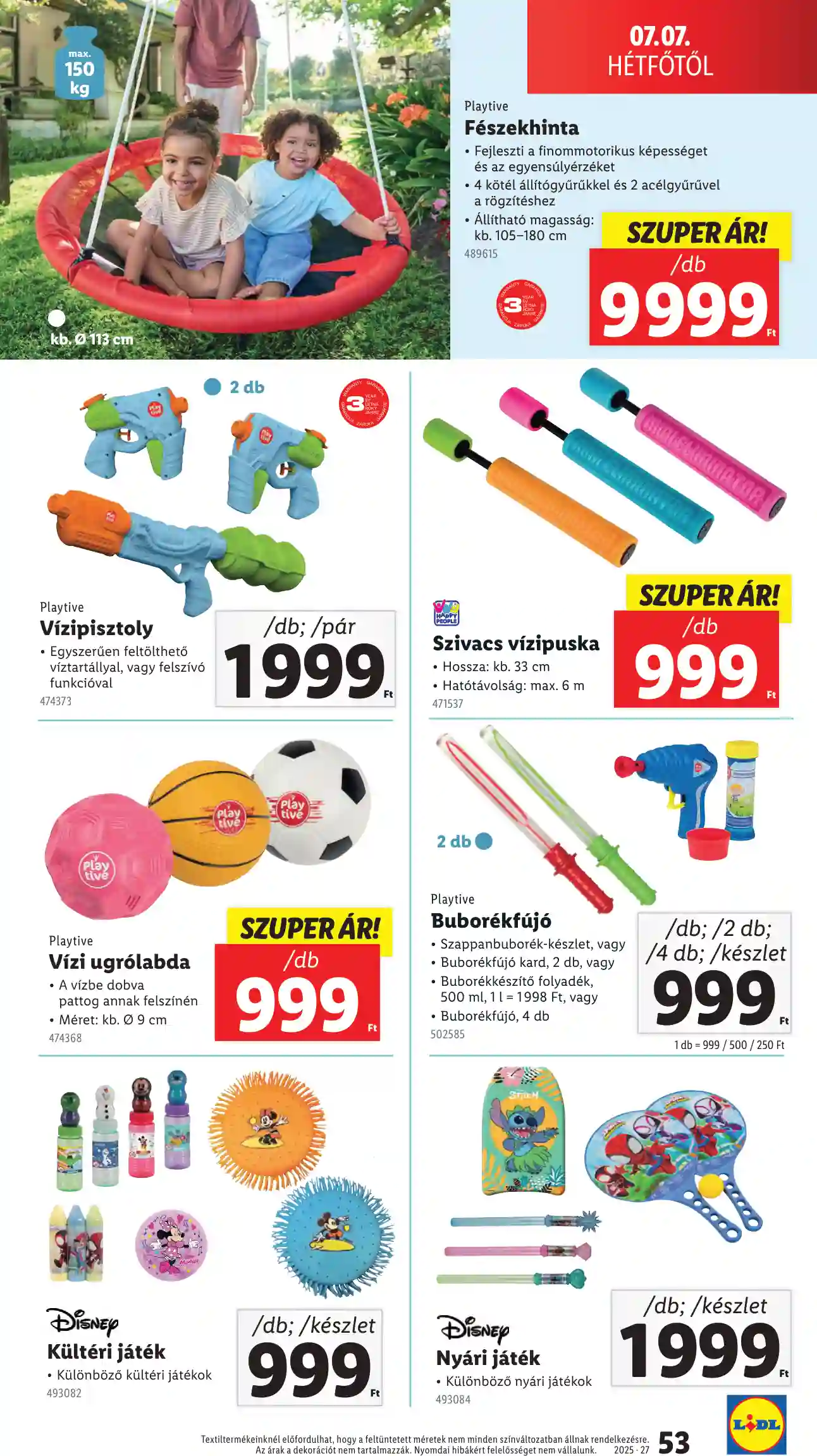 Lidl akciós újság 27. hét (Érvényes 07.03-tól) (49 oldal)