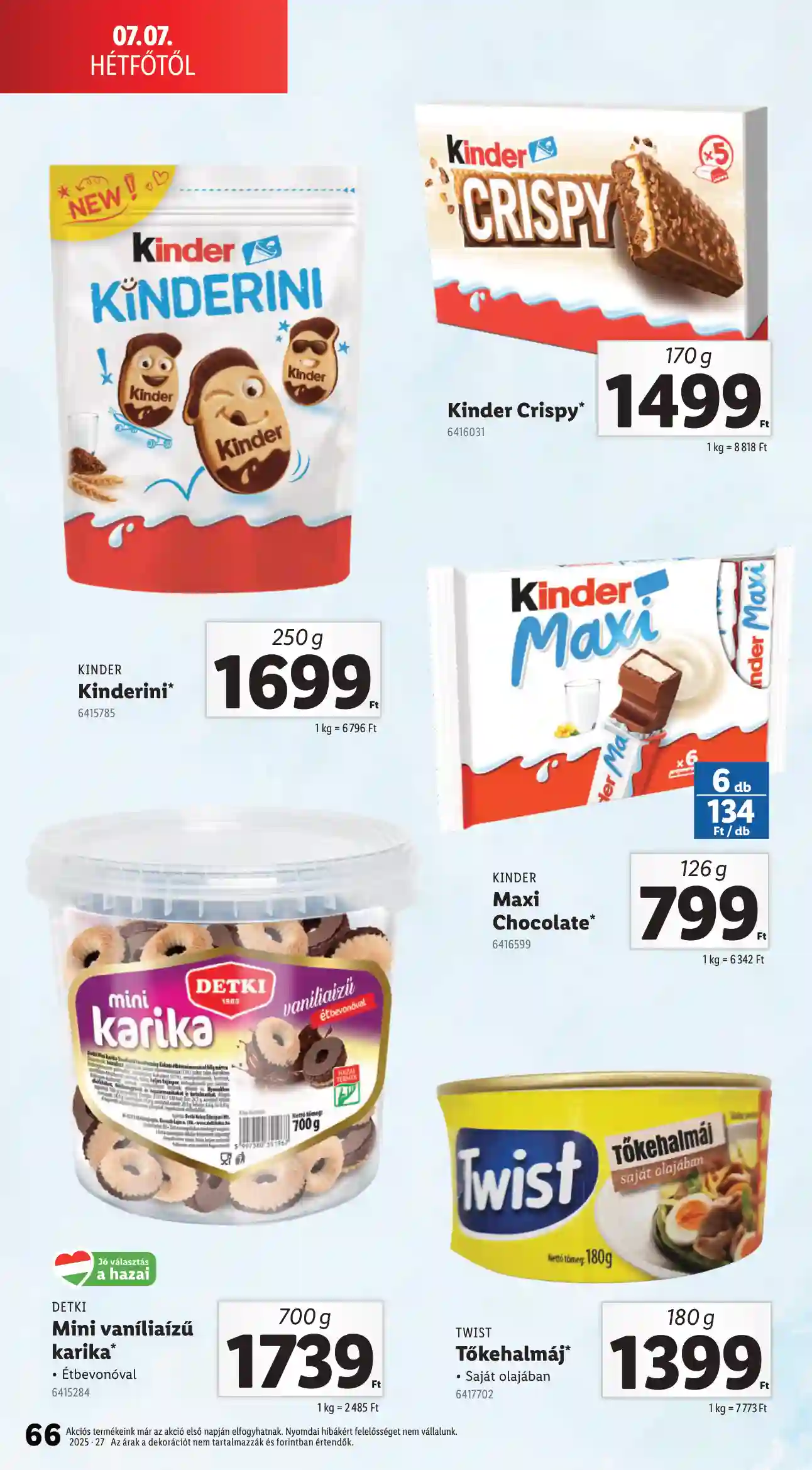 Lidl akciós újság 27. hét (Érvényes 07.03-tól) (63 oldal)
