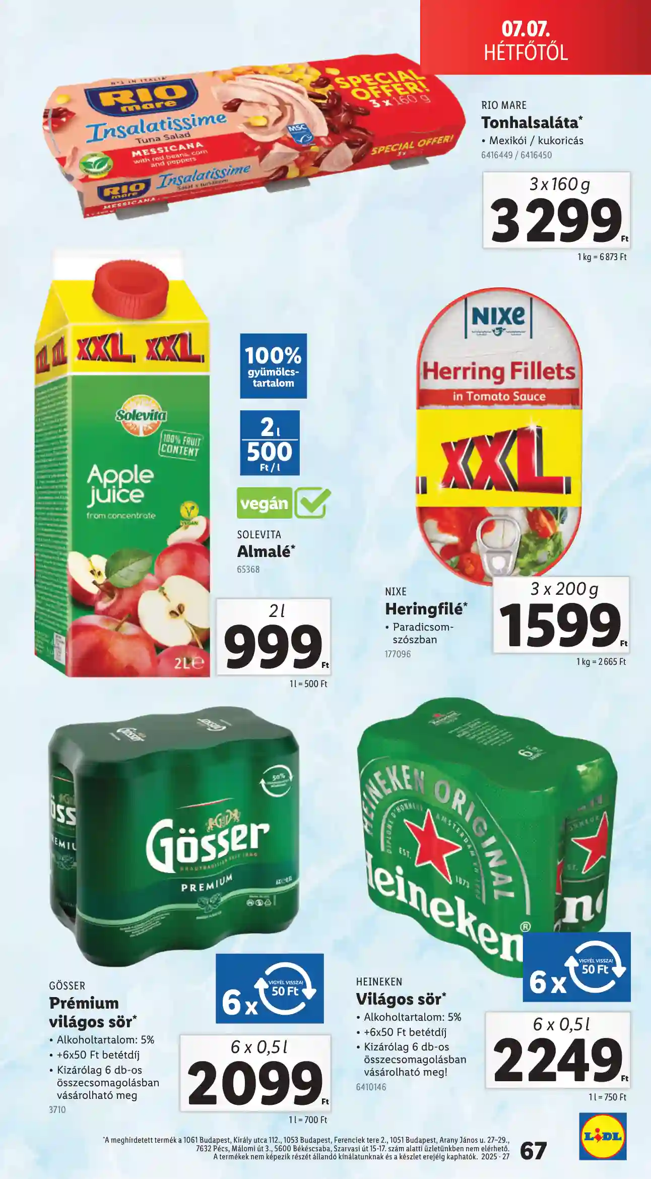 Lidl akciós újság 27. hét (Érvényes 07.03-tól) (64 oldal)
