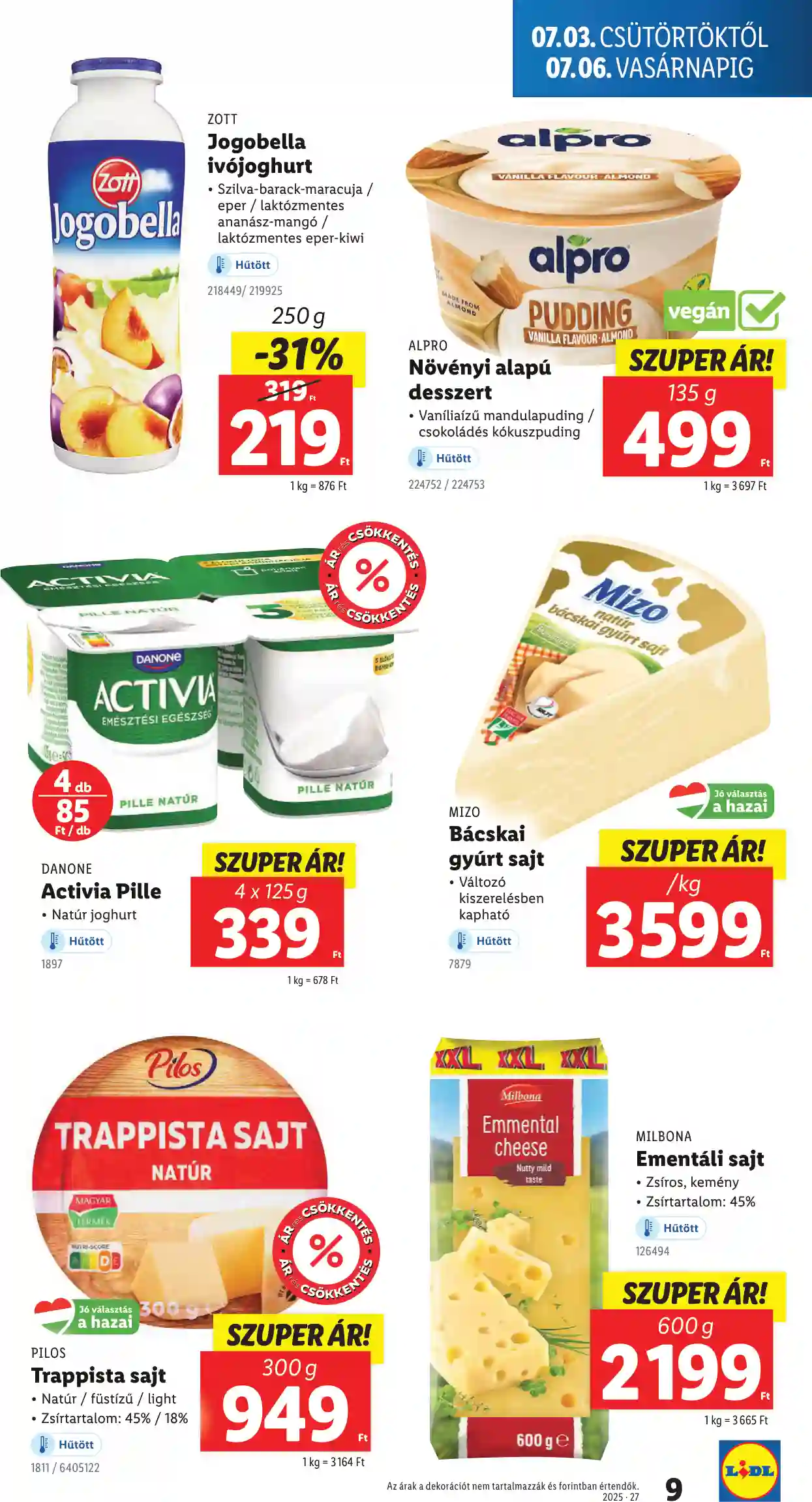 Lidl akciós újság 27. hét (Érvényes 07.03-tól) (69 oldal)