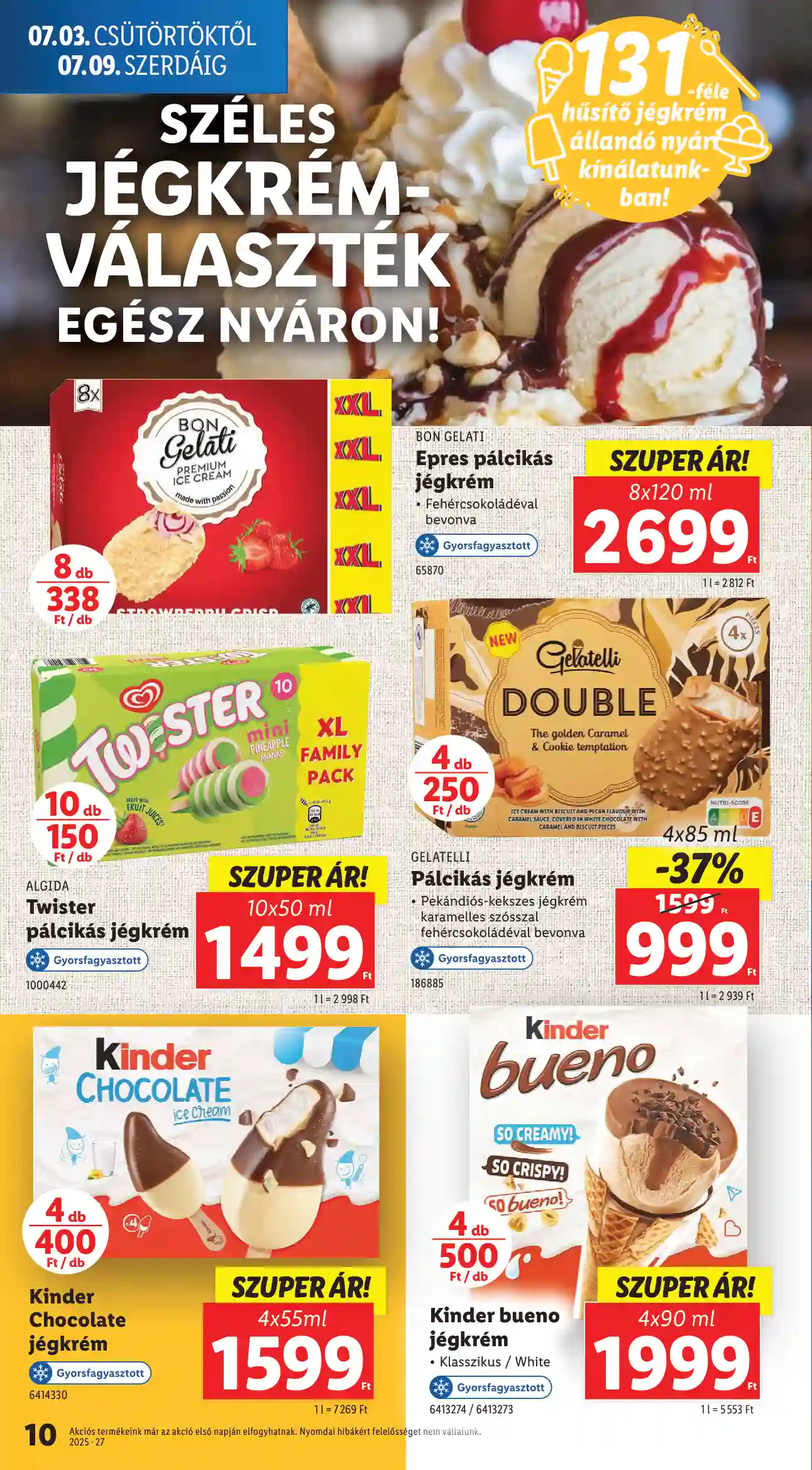 Lidl akciós újság 27. hét (Érvényes 07.03-tól) (70 oldal)
