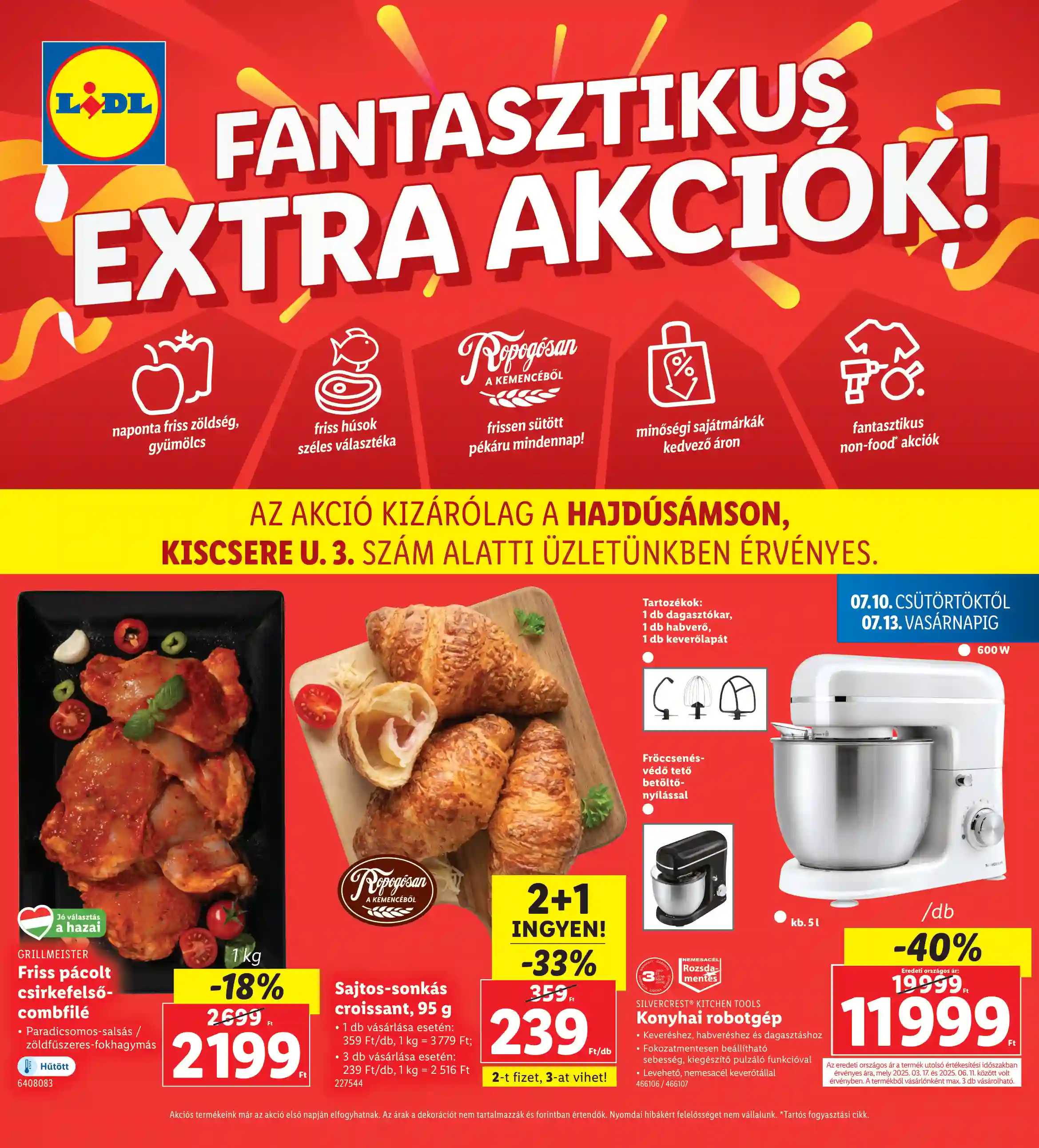 LIDL Regionális akciók – Hajdúsámson 28.hét