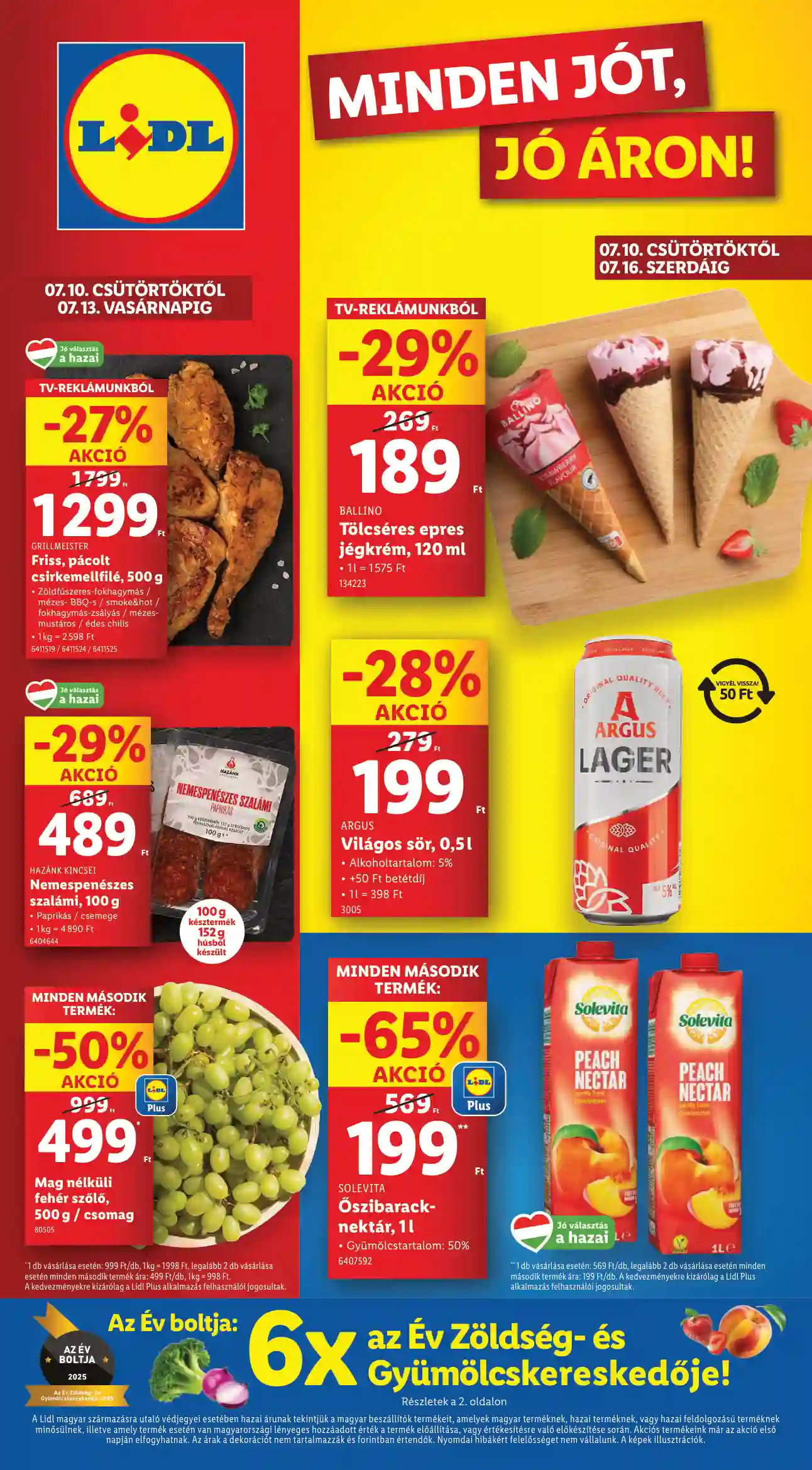 LIDL Érvényes 07.10-től 28.hét