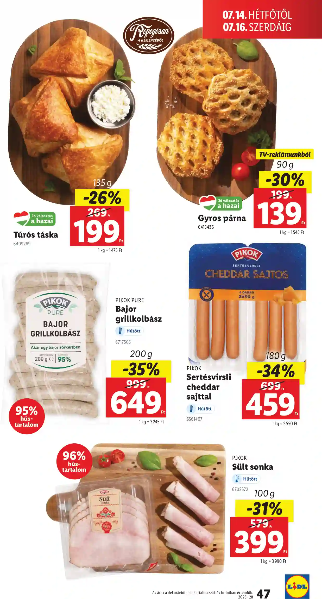 Lidl akciós újság 28. hét (Érvényes 07.10-től) (42 oldal)