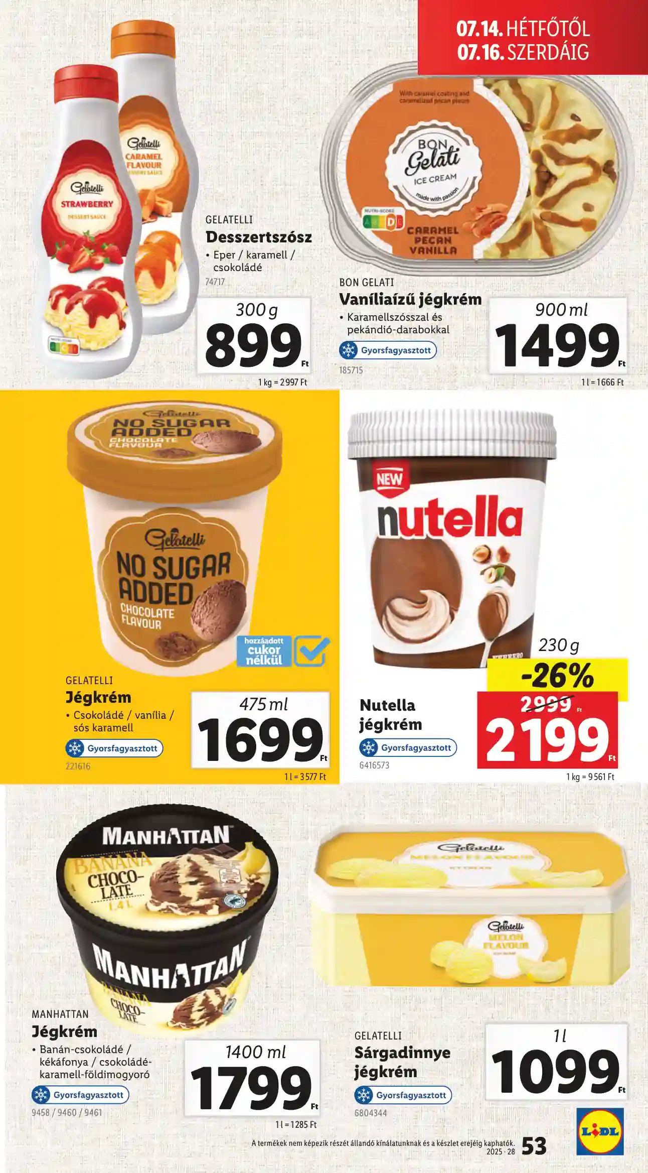 Lidl akciós újság 28. hét (Érvényes 07.10-től) (49 oldal)