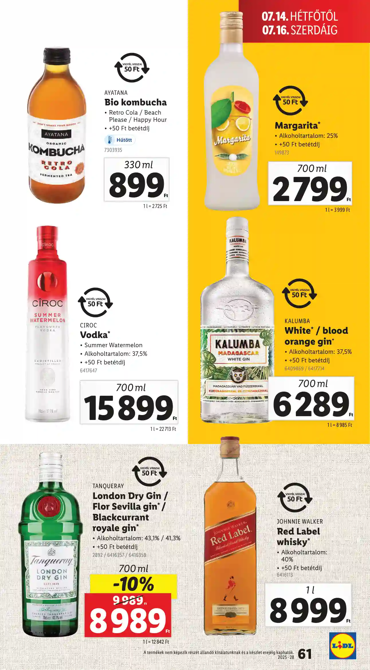 Lidl akciós újság 28. hét (Érvényes 07.10-től) (58 oldal)