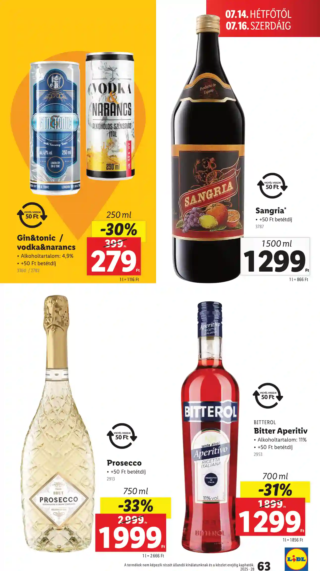 Lidl akciós újság 28. hét (Érvényes 07.10-től) (60 oldal)