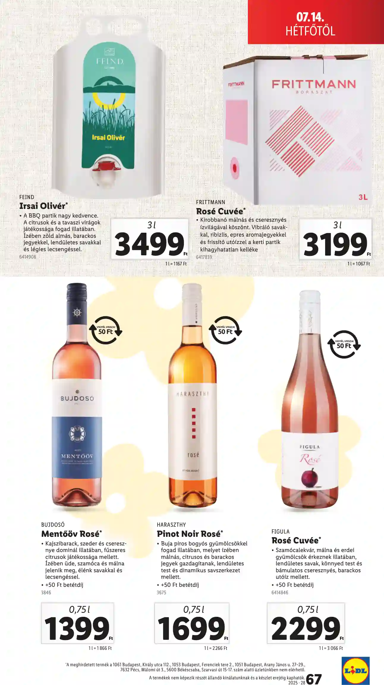 Lidl akciós újság 28. hét (Érvényes 07.10-től) (64 oldal)