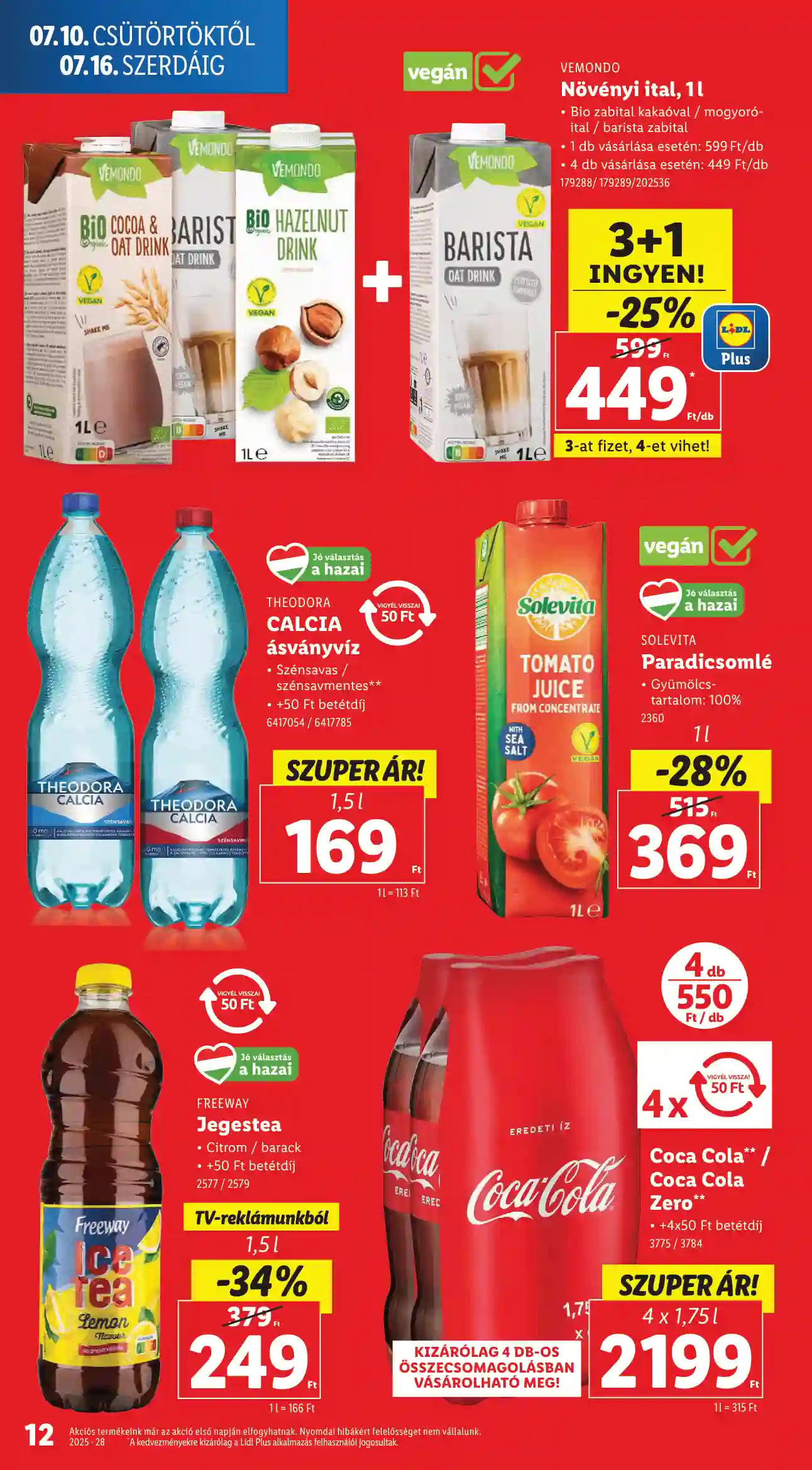 Lidl akciós újság 28. hét (Érvényes 07.10-től) (4 oldal)