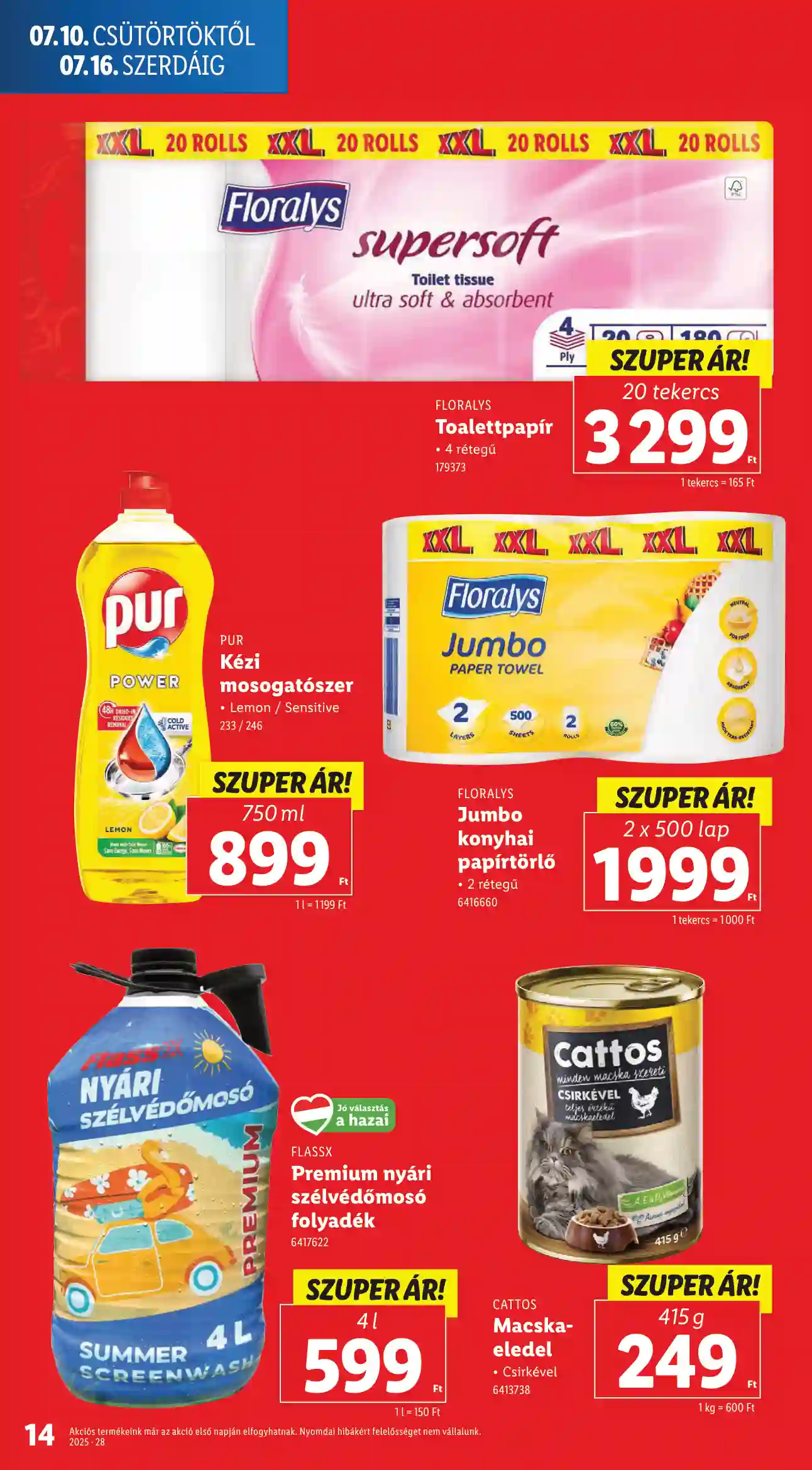 Lidl akciós újság 28. hét (Érvényes 07.10-től) (6 oldal)