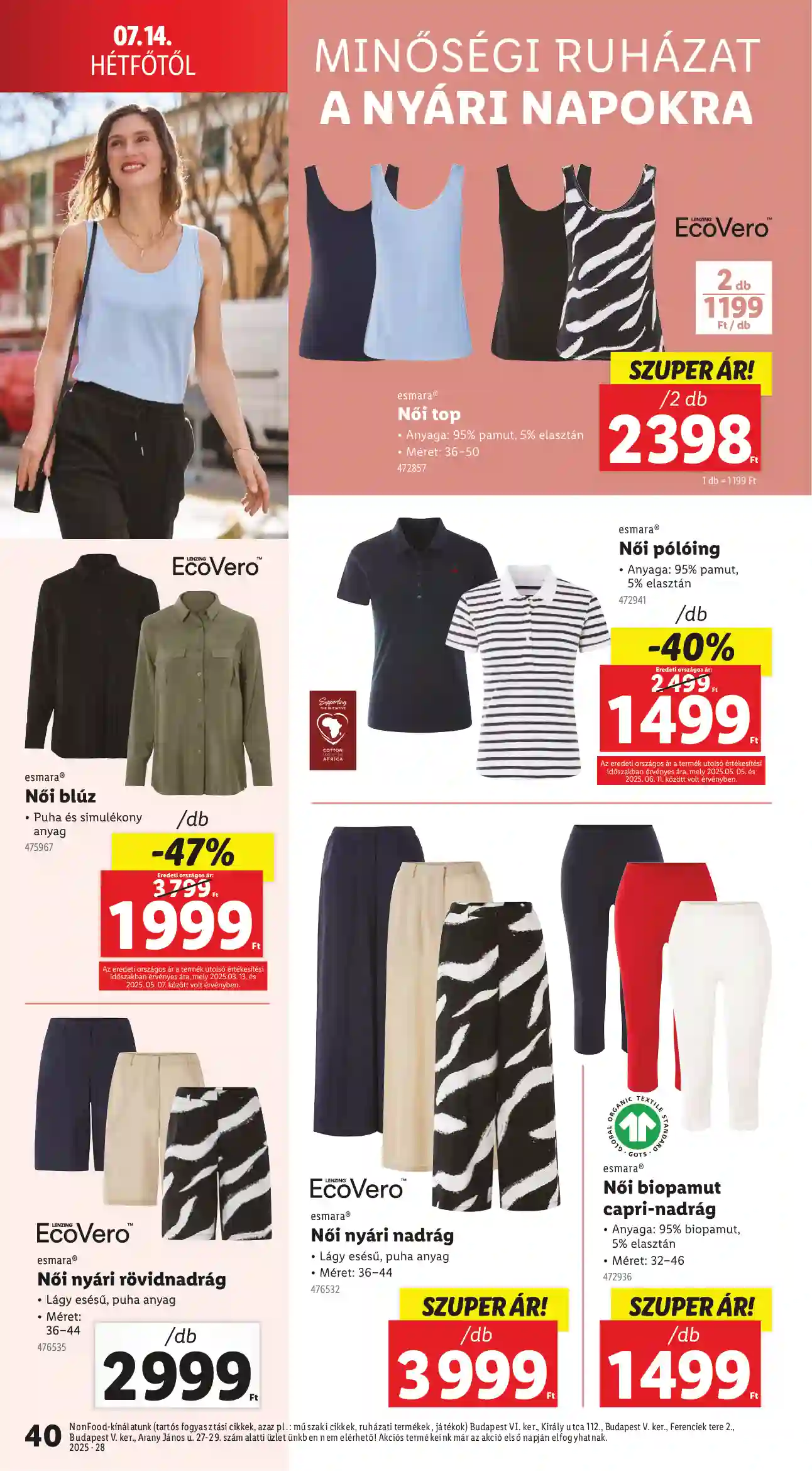 Lidl akciós újság 28. hét (Érvényes 07.10-től) (34 oldal)