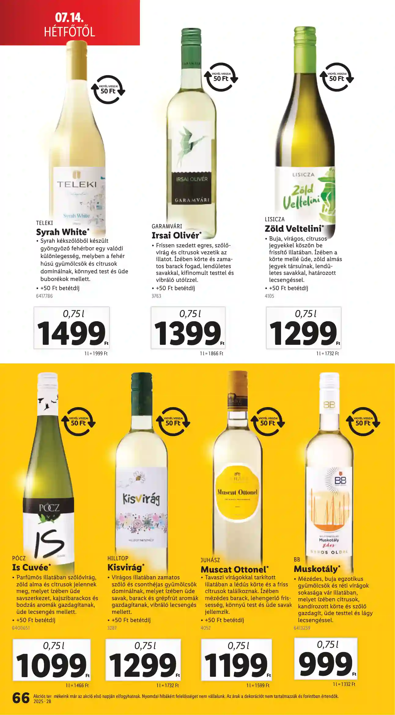 Lidl akciós újság 28. hét (Érvényes 07.10-től) (63 oldal)