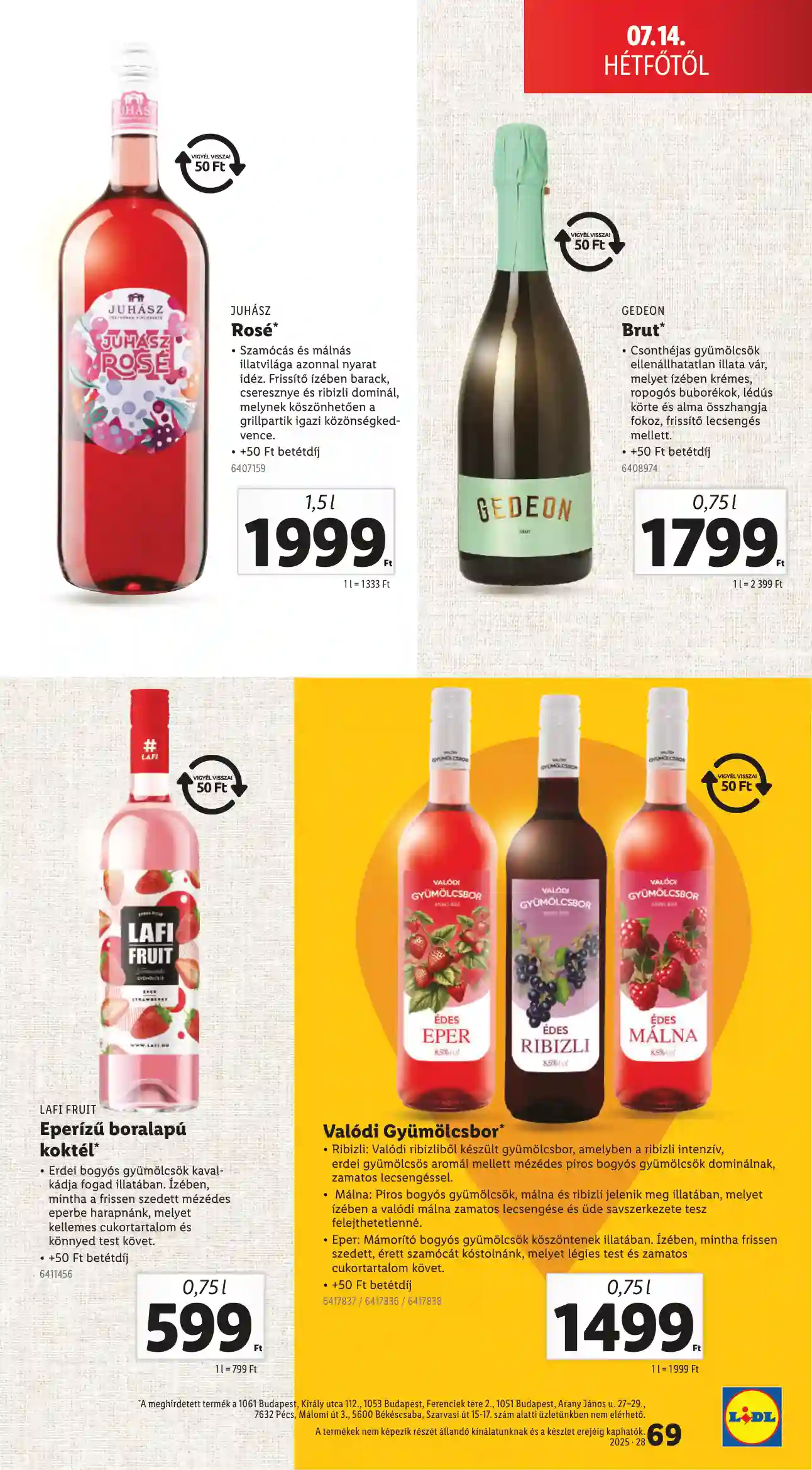 Lidl akciós újság 28. hét (Érvényes 07.10-től) (66 oldal)
