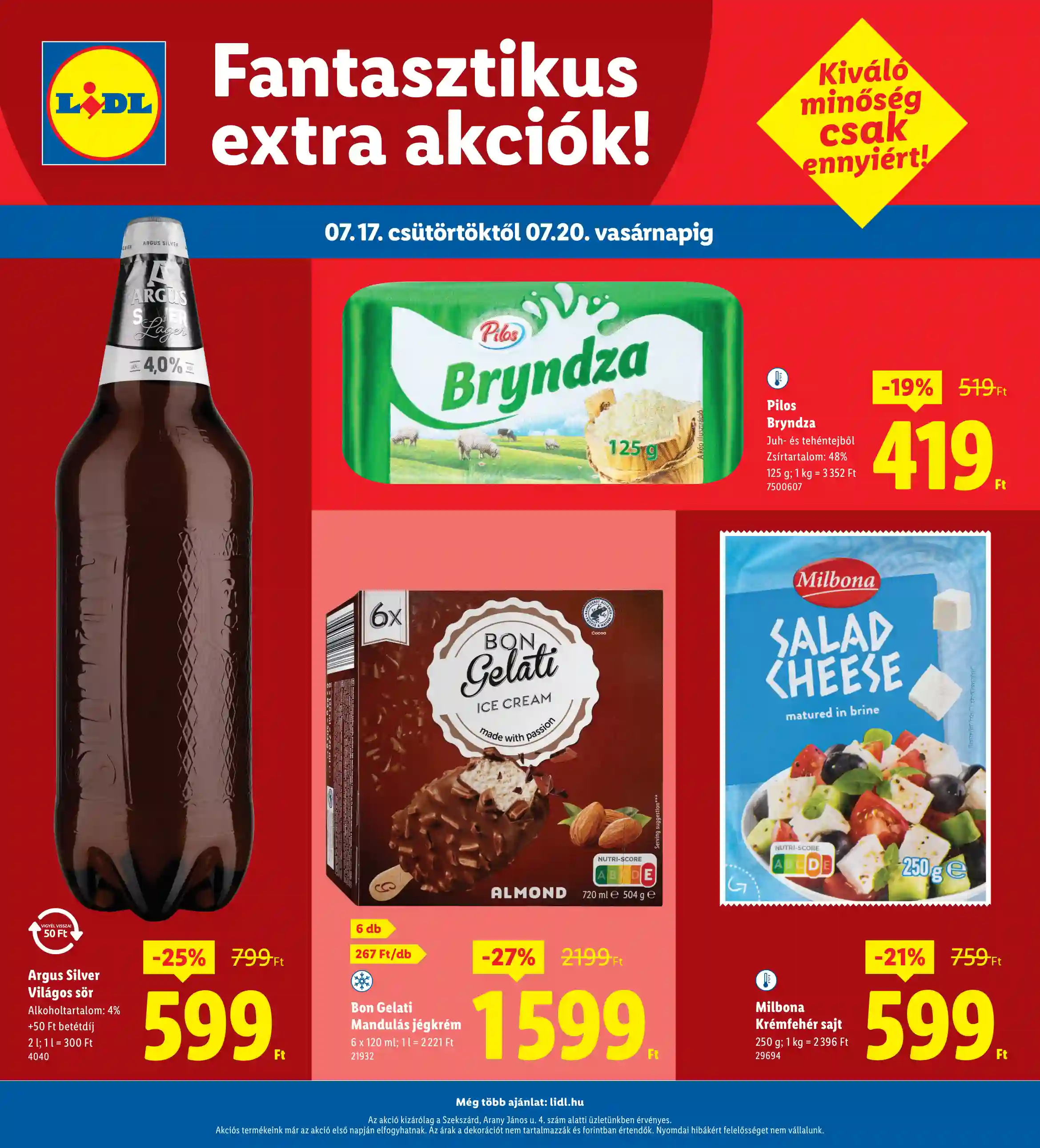 Lidl akciós újság 29. hét (Regionális akciók – Szekszárd) (4 oldal)