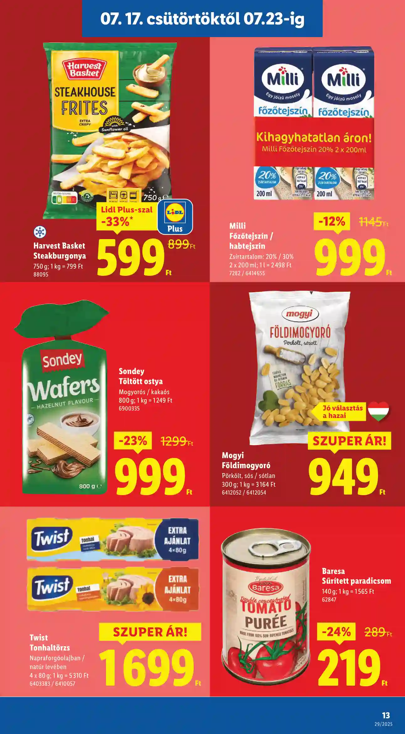 Lidl akciós újság 29. hét (Érvényes 07.17-től) (5 oldal)