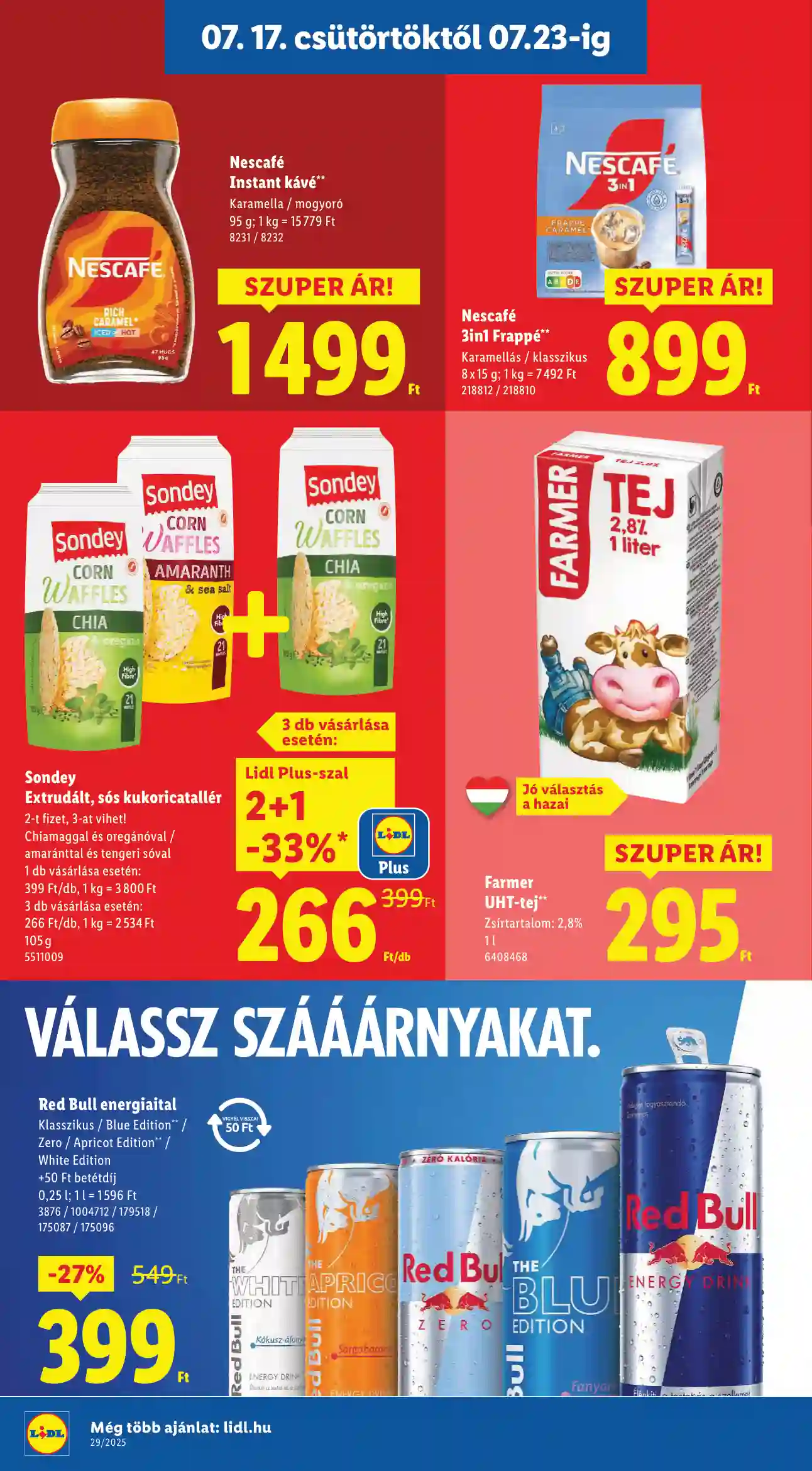 Lidl akciós újság 29. hét (Érvényes 07.17-től) (6 oldal)