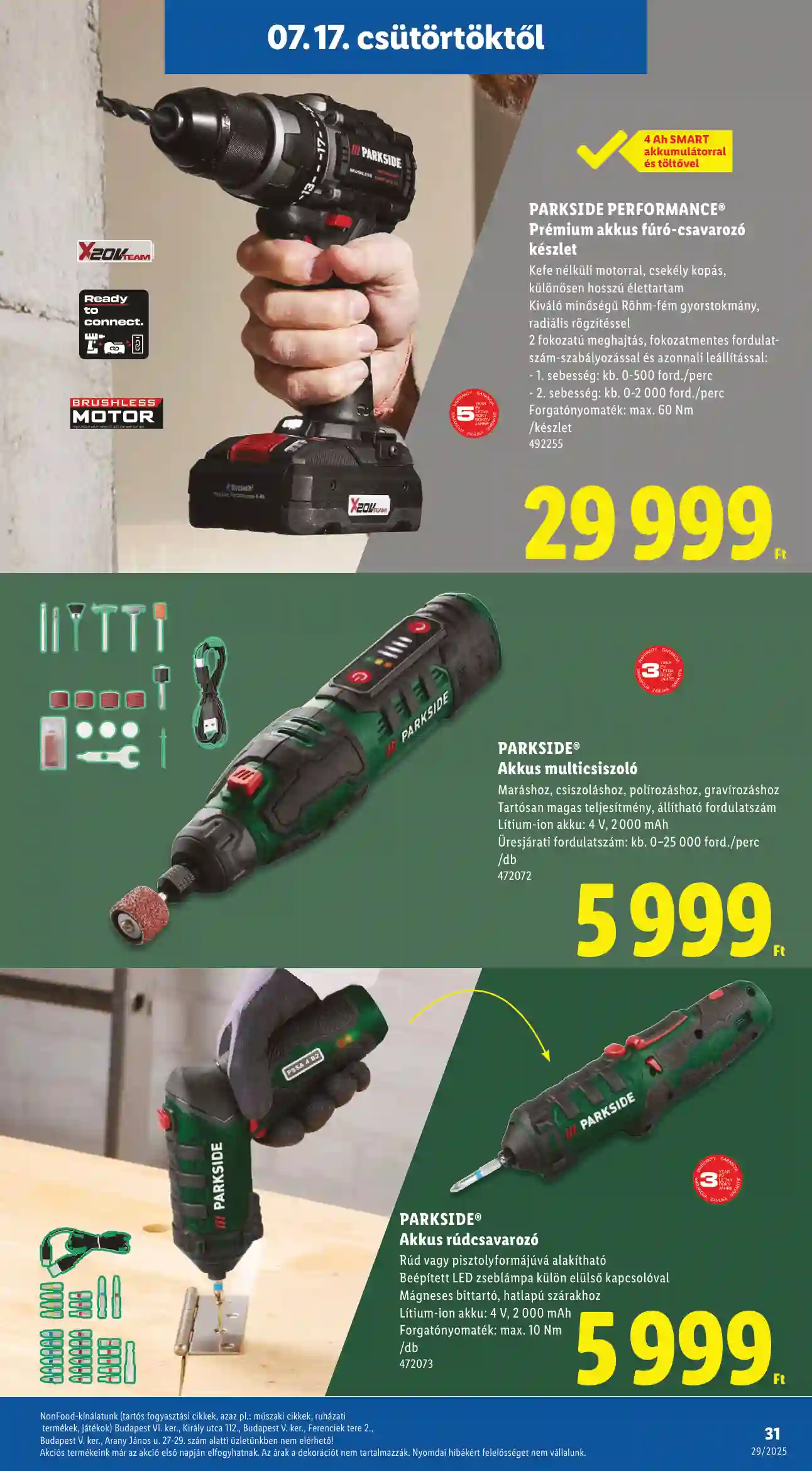 Lidl akciós újság 29. hét (Érvényes 07.17-től) (25 oldal)