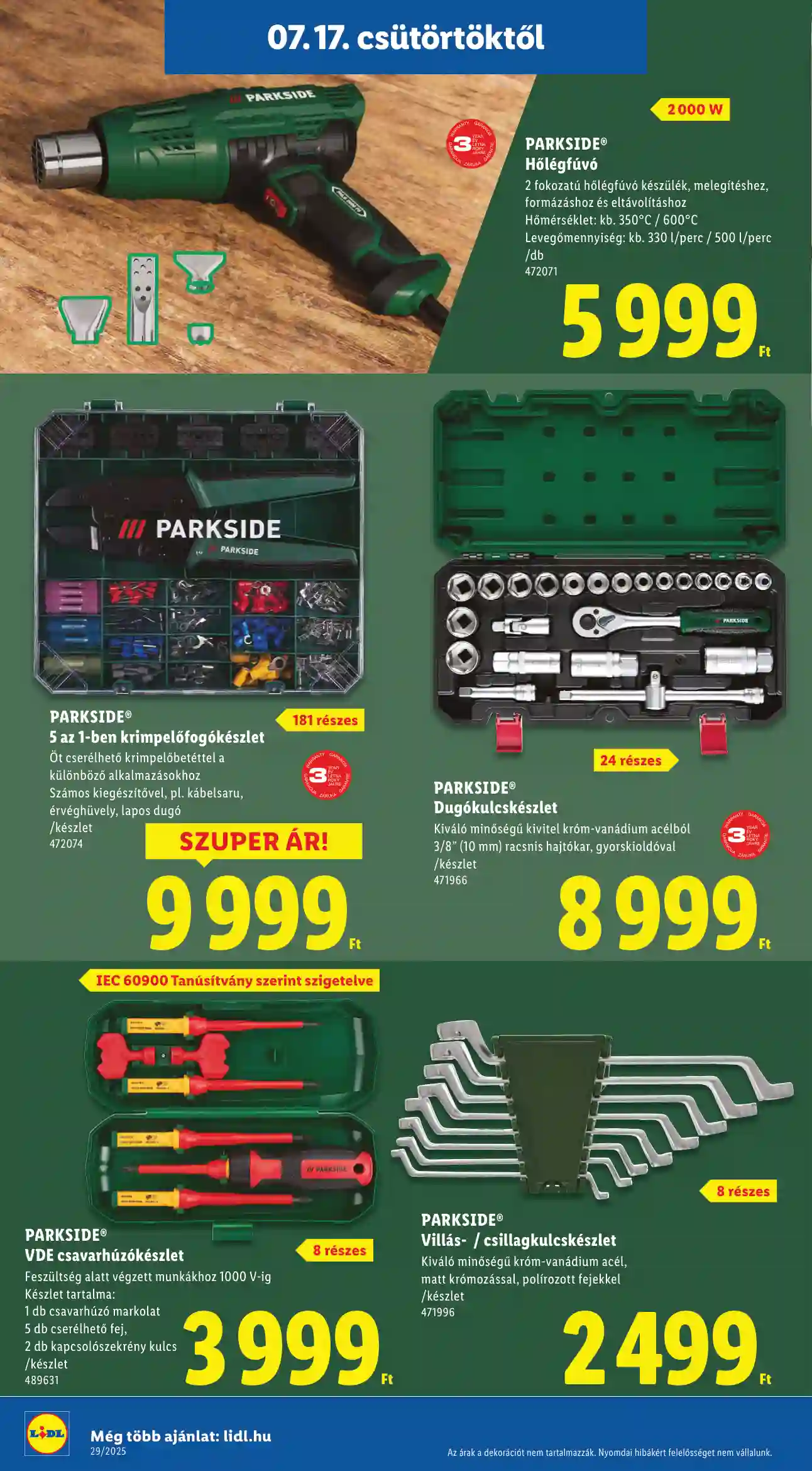 Lidl akciós újság 29. hét (Érvényes 07.17-től) (26 oldal)