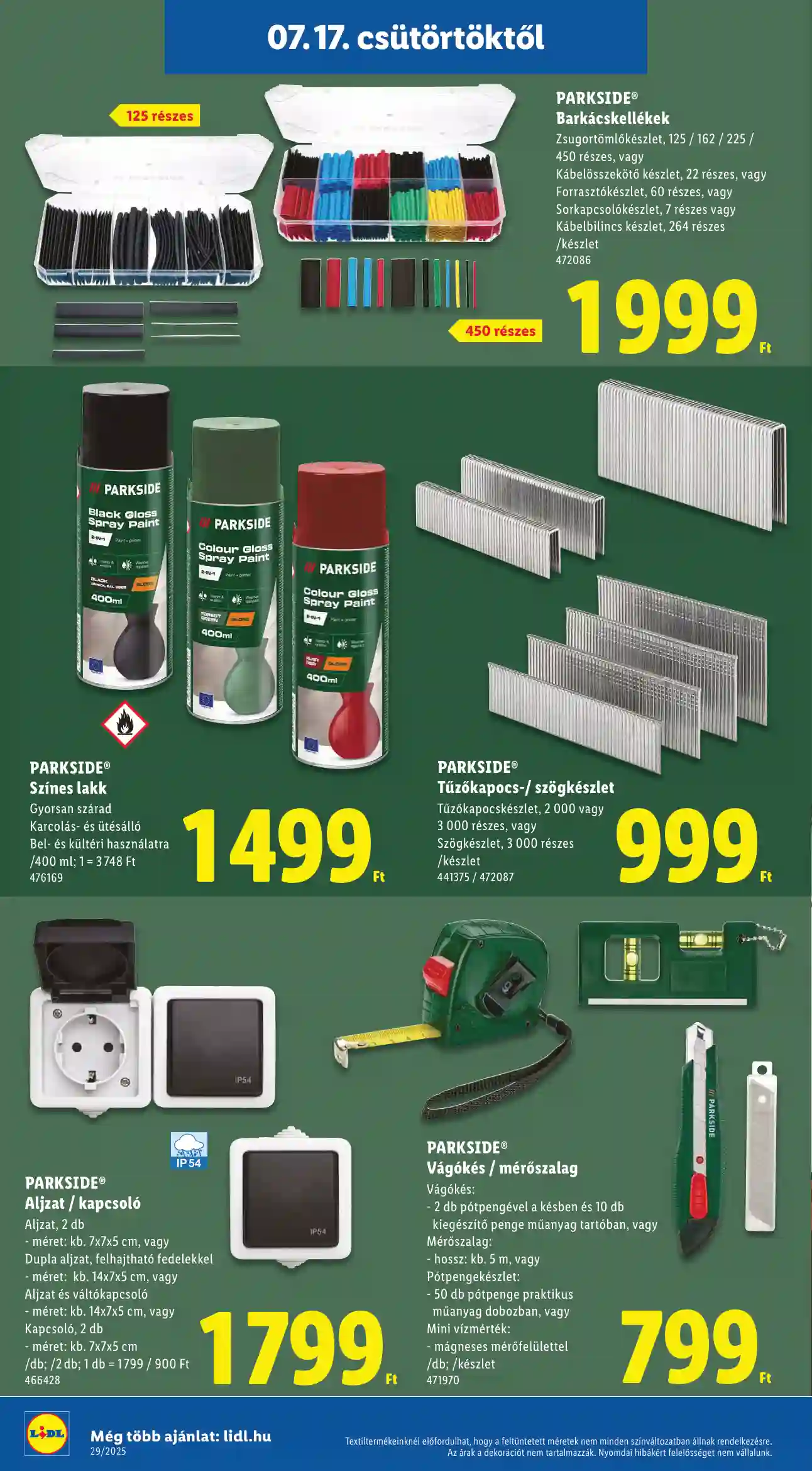 Lidl akciós újság 29. hét (Érvényes 07.17-től) (28 oldal)