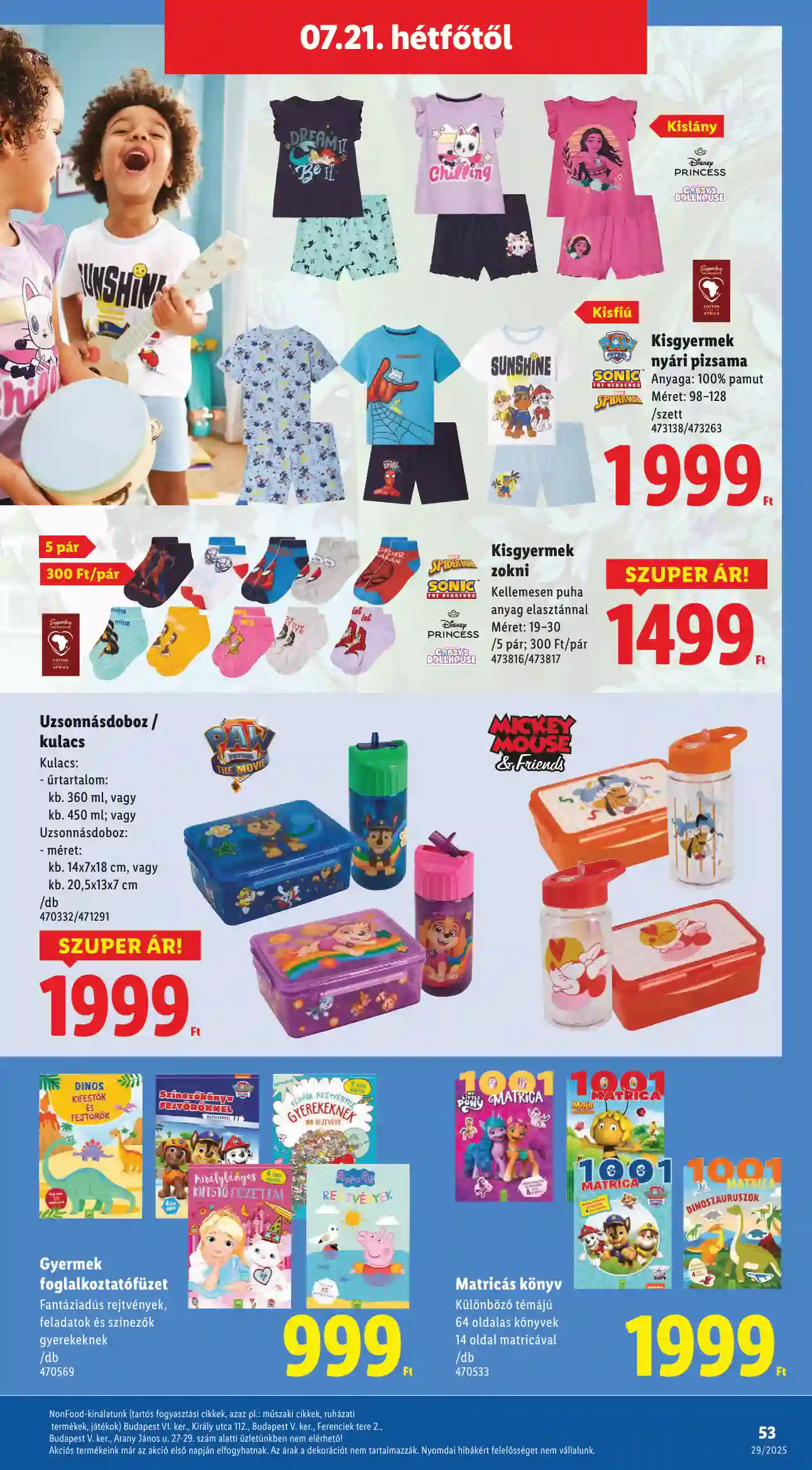 Lidl akciós újság 29. hét (Érvényes 07.17-től) (49 oldal)