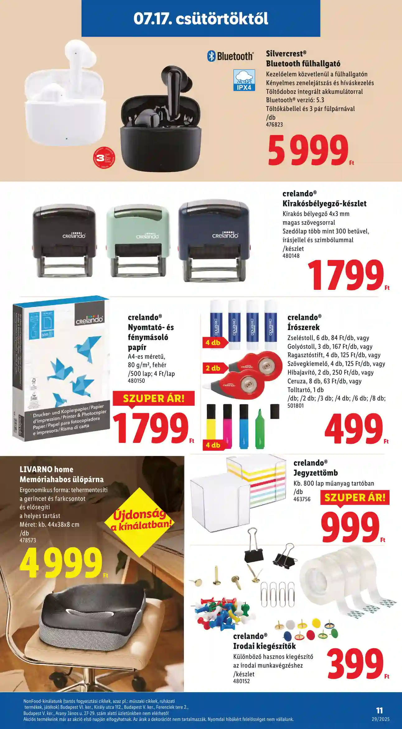 Lidl akciós újság 29. hét (Érvényes 07.17-től) (3 oldal)