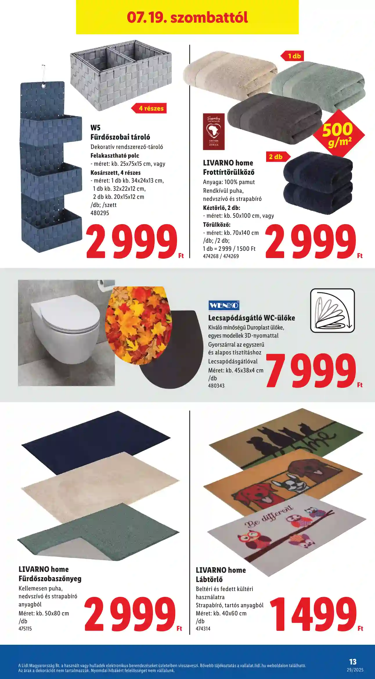 Lidl akciós újság 29. hét (Érvényes 07.17-től) (5 oldal)